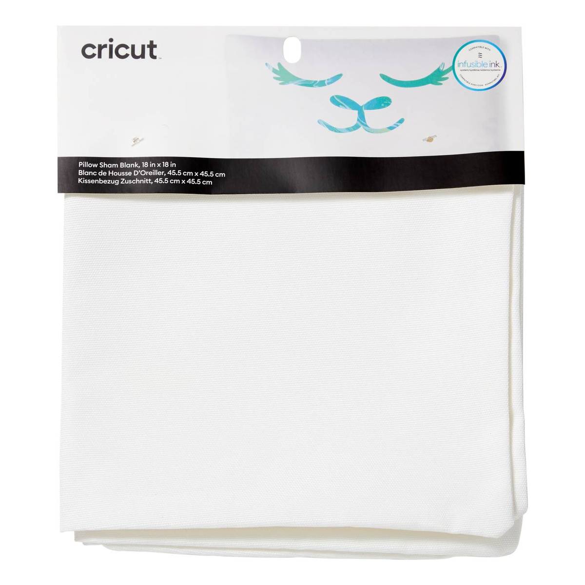 Cricut White Smooth Cushion Cover Hobbycraft