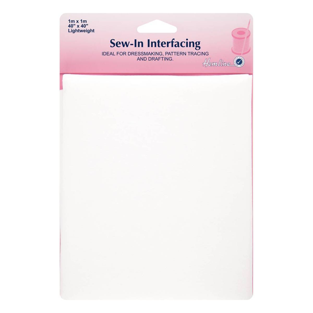 Hemline Sew In Medium Interfacing 1m x 1m | Hobbycraft