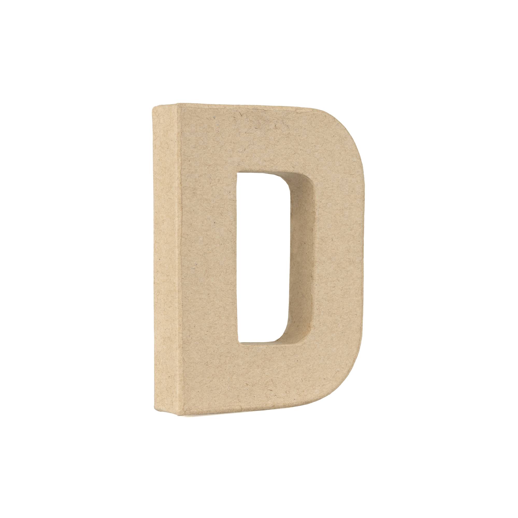 Mini Mache Letter D 10cm | Hobbycraft