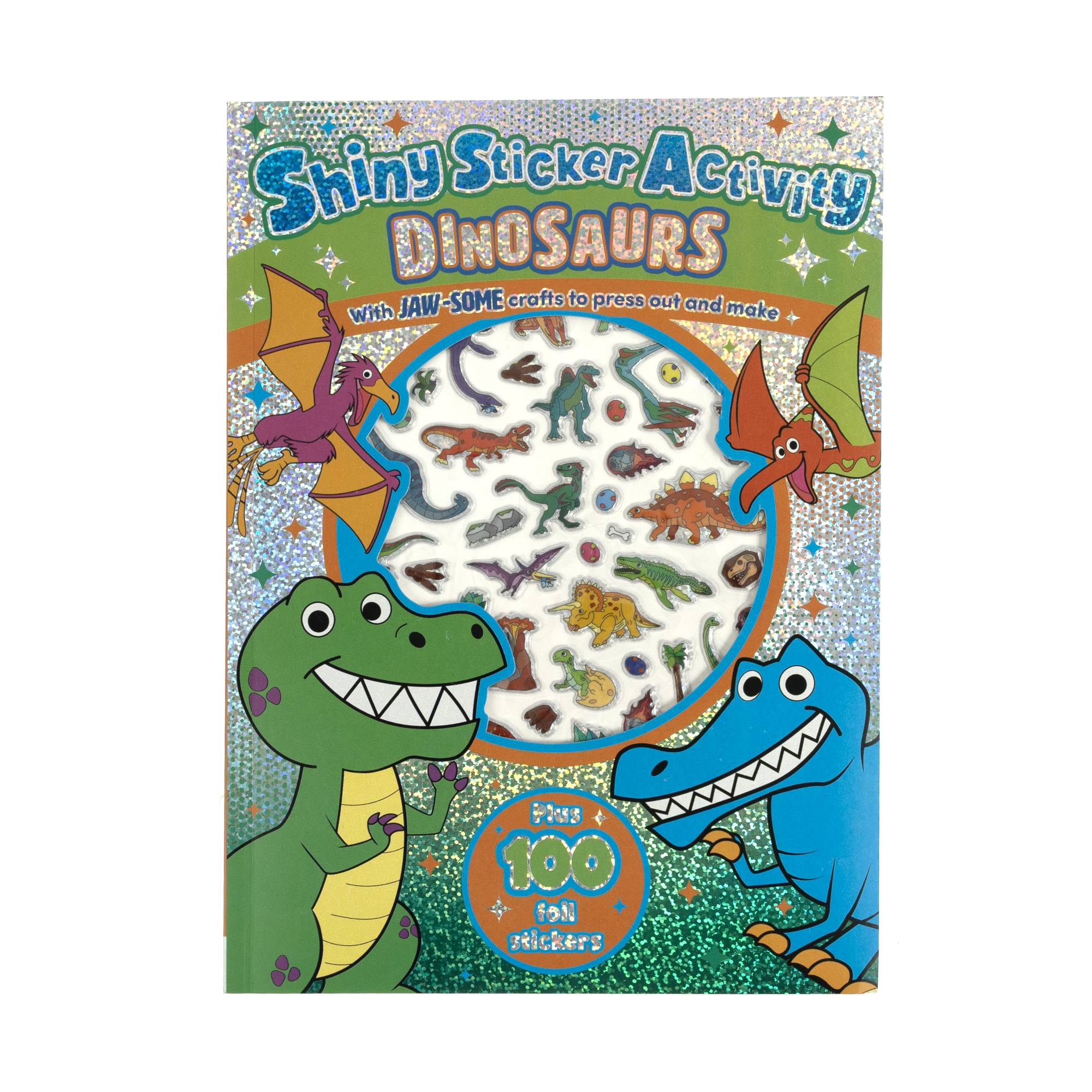 Shiny Sticker Fun Dinosaurs Activity Book | Hobbycraft