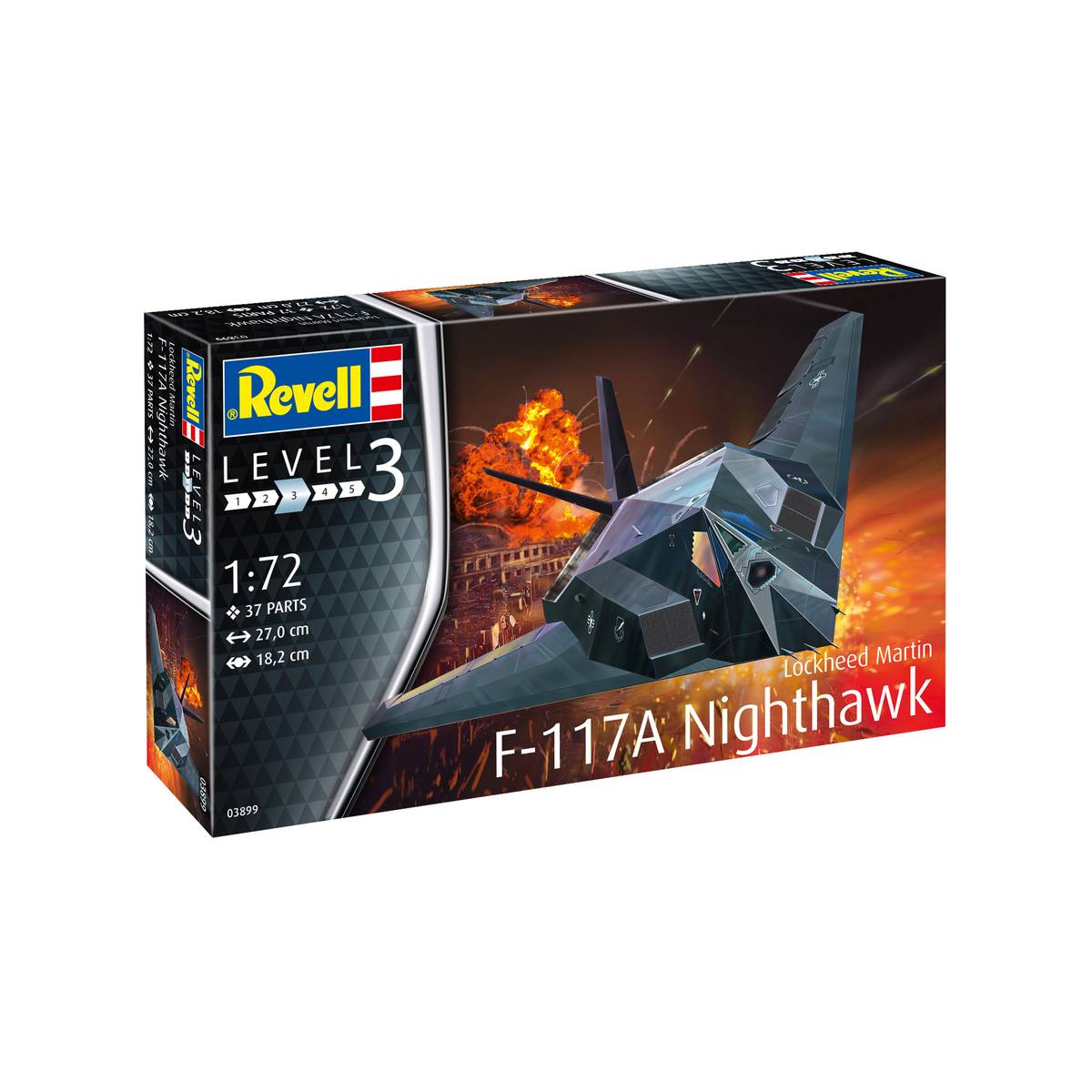 Revell F-117A Nighthawk Stealth Fighter Model Kit 1:72 | Hobbycraft