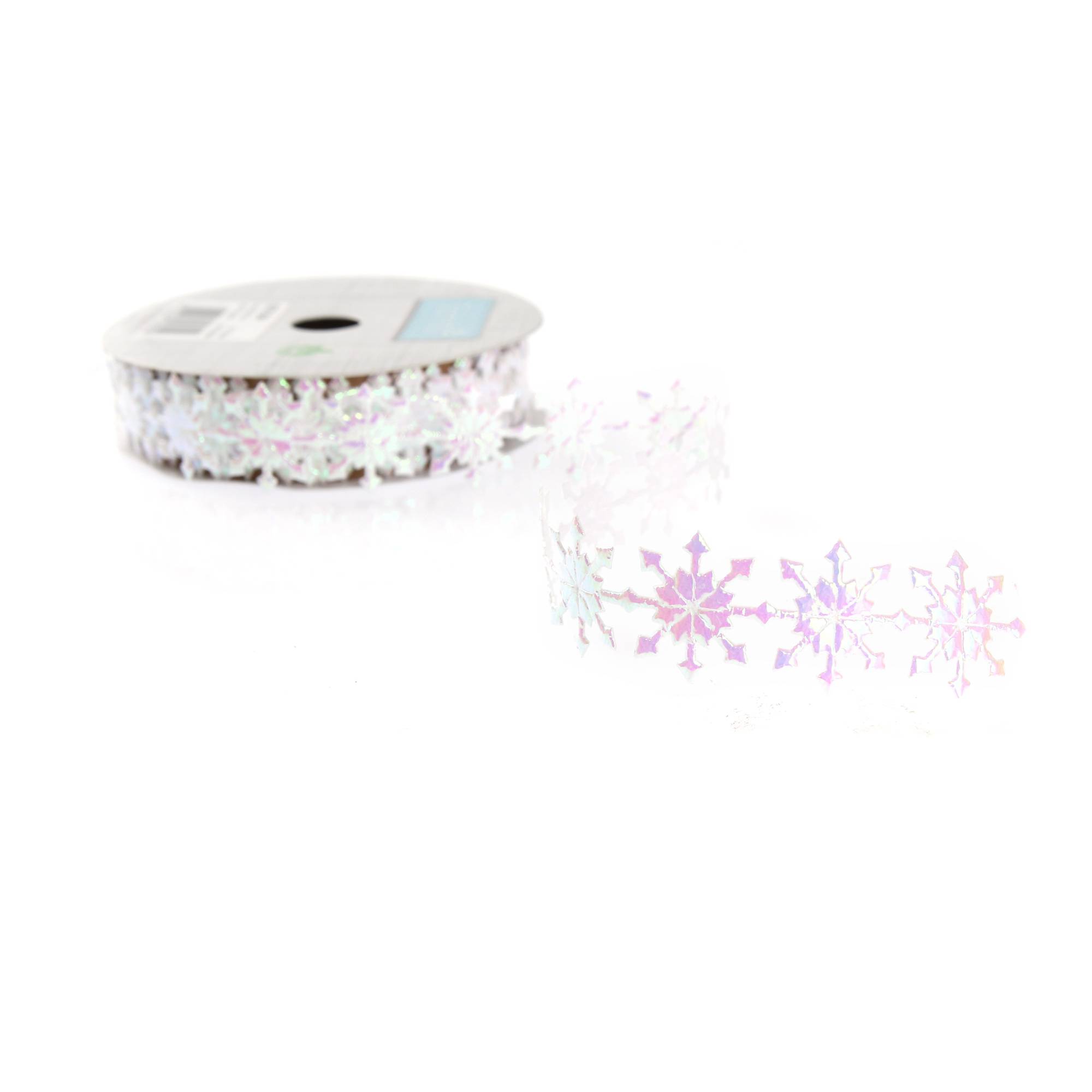 Snowflake Ribbon Trim 20mm x 2m Hobbycraft