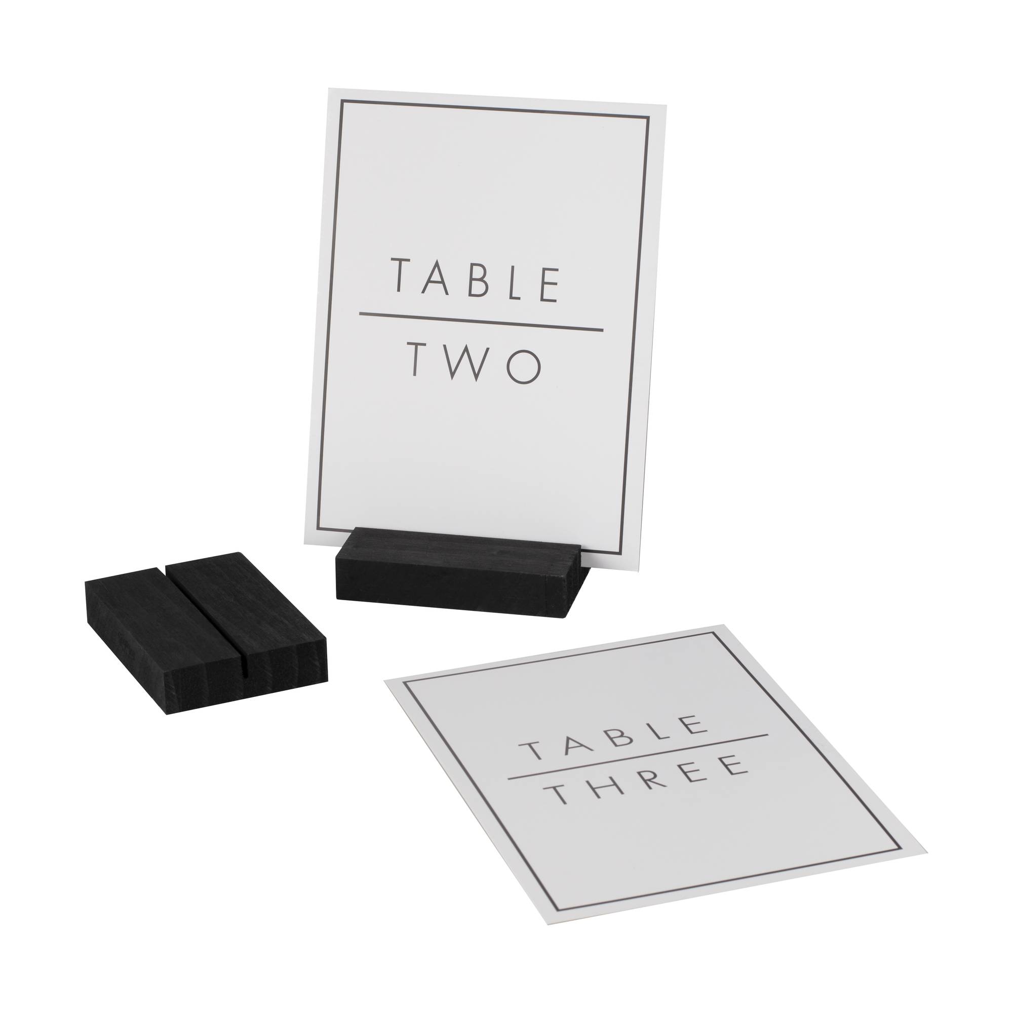 Ginger Ray Black and White Table Numbers 12 Pack Hobbycraft