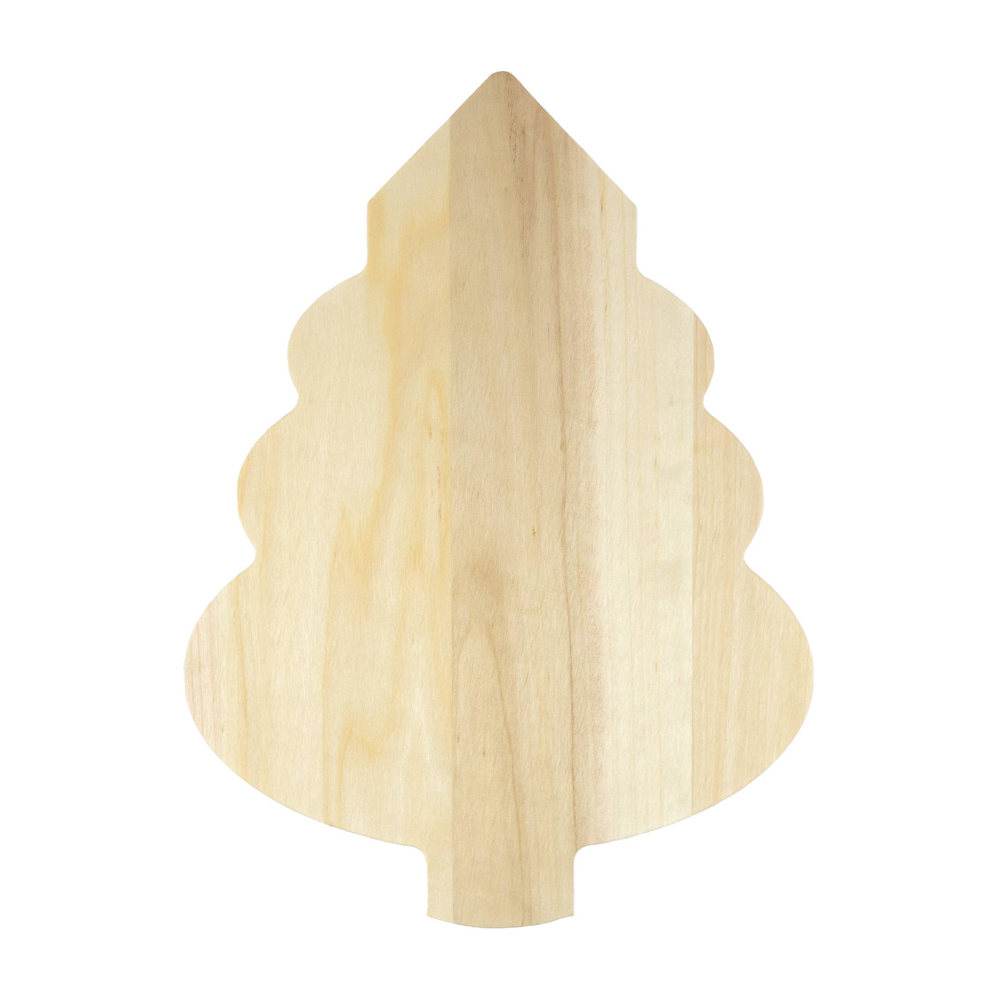 Wooden Christmas Tree Serving Board 28cm Hobbycraft