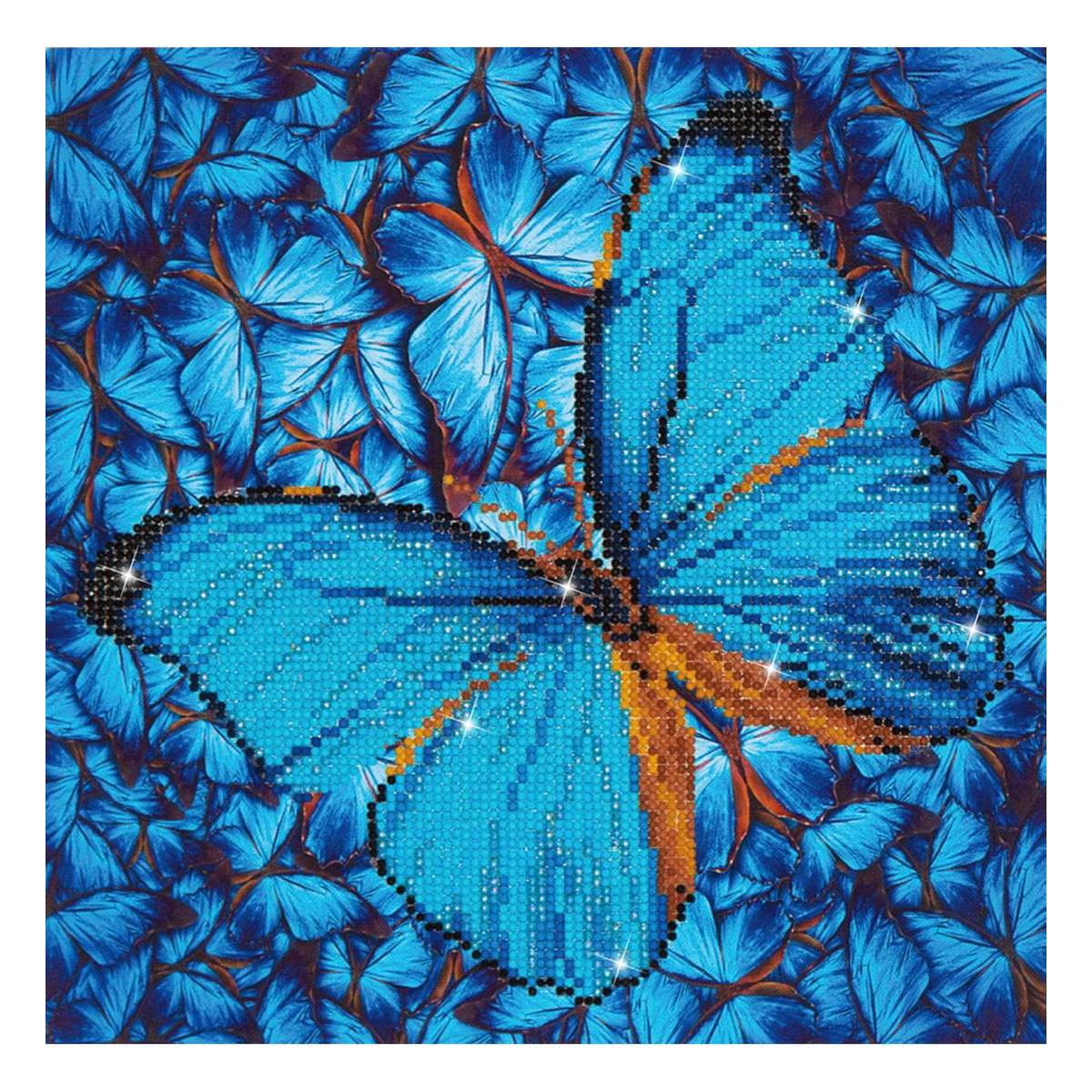 30,5 x 30,5cm Résine Diamond Dotz Flutter by Blue Kit de peinture au diamant 