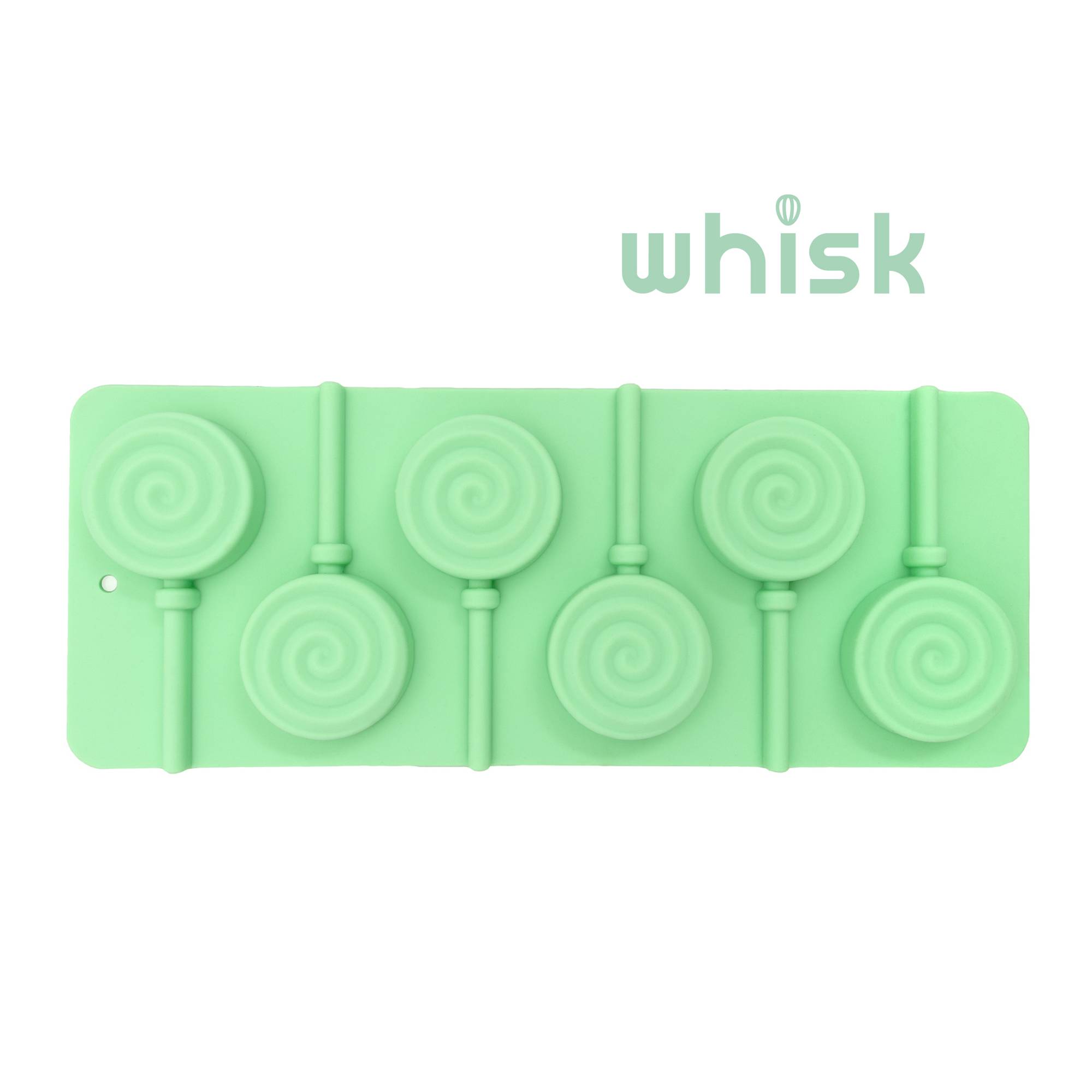 Whisk Lollipop Silicone Candy Mould 6 Wells