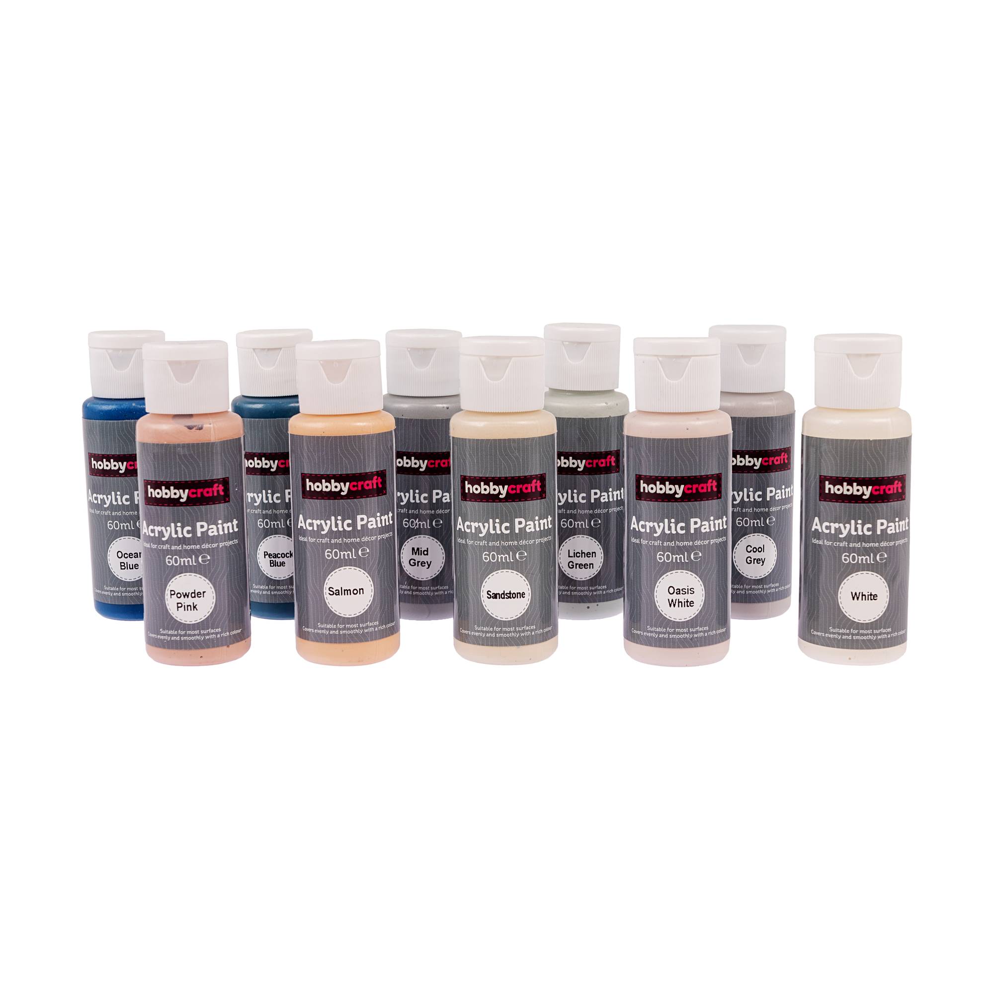 Trend Acrylic Paint 60ml 10 Pack Hobbycraft
