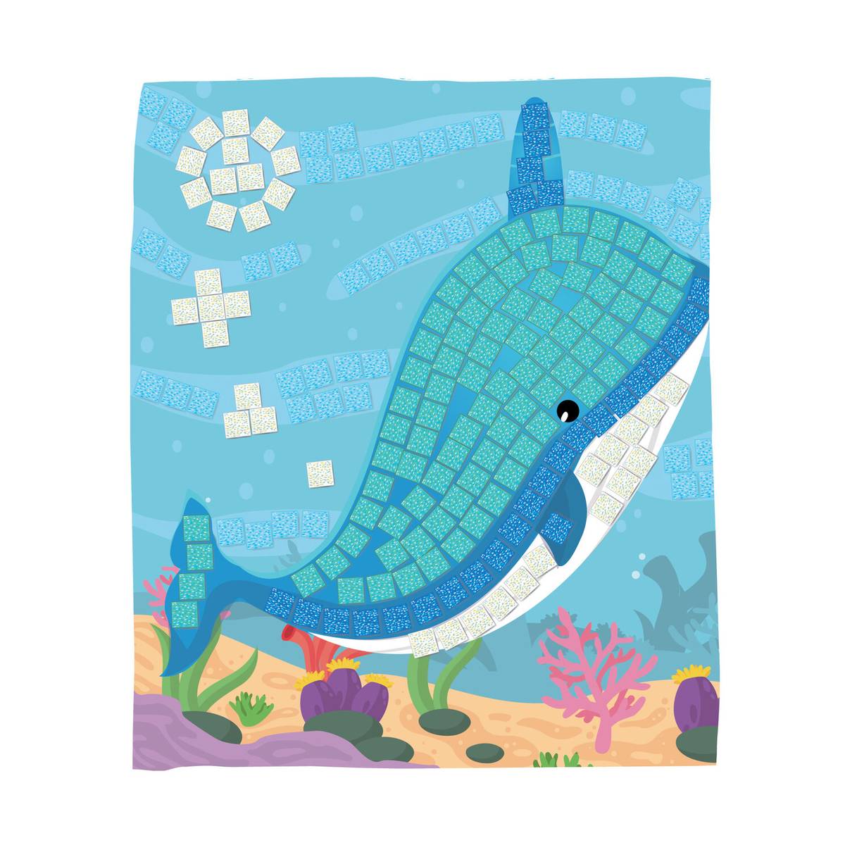Whale Foam Mosaic Art Kit Hobbycraft