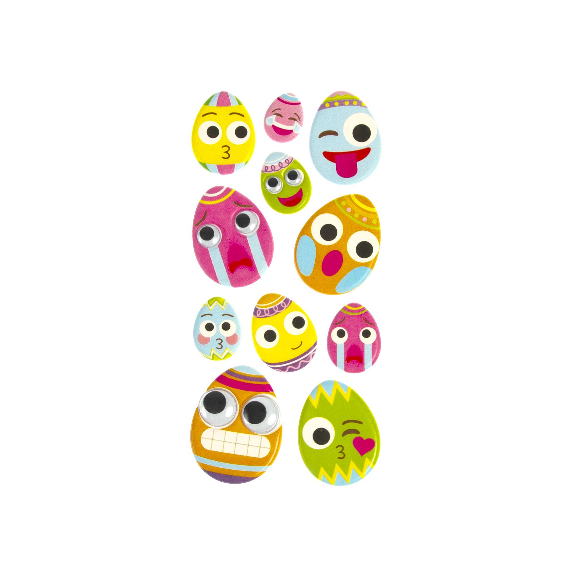 Easter Egg Googly Eye Stickers Hobbycraft