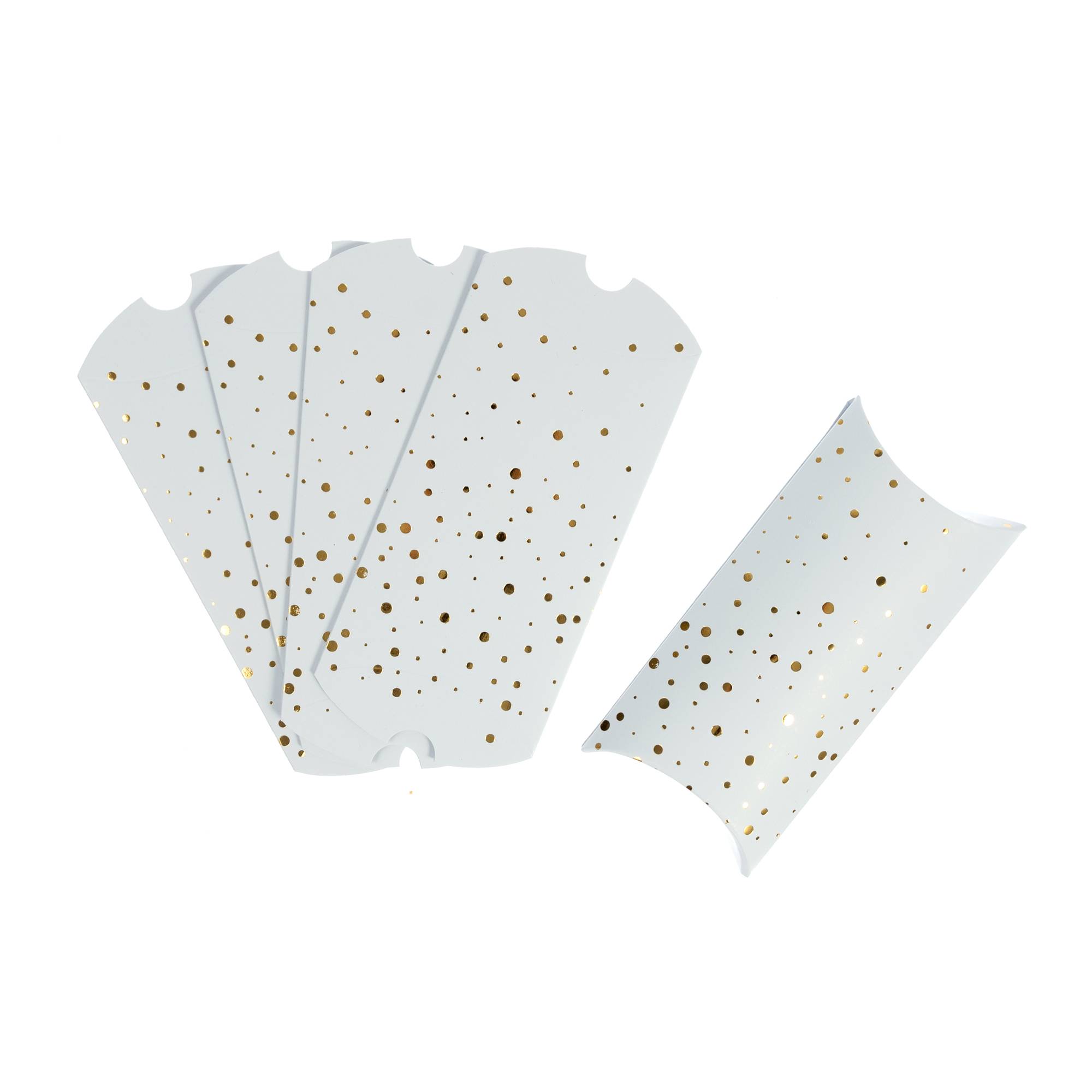 Gold Spot Christmas Pouches 8cm x 19cm x 1cm Hobbycraft