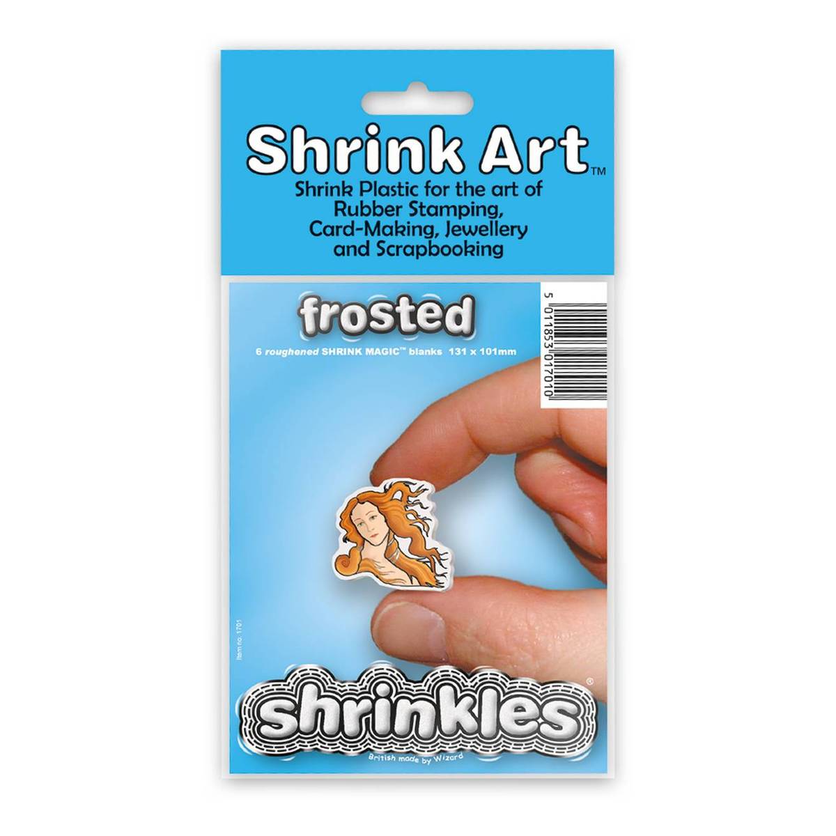 Shrinkles Frosted Shrink Art Plastic Sheets 6 Pack Hobbycraft