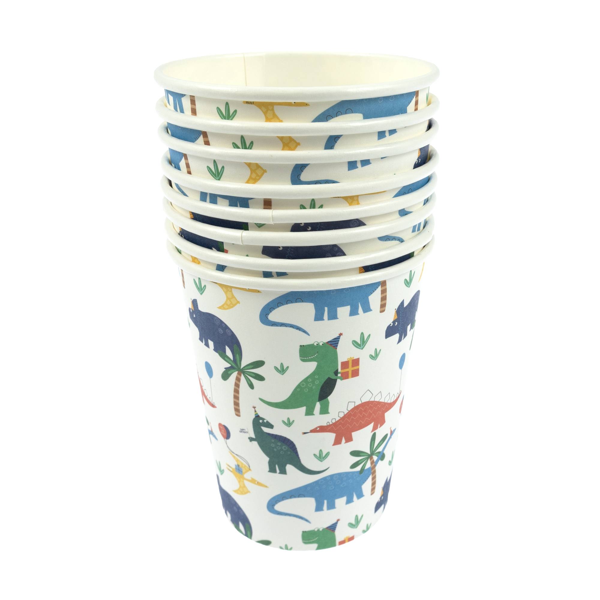 Dinosaur Party Paper Cups 8 Pack | Hobbycraft