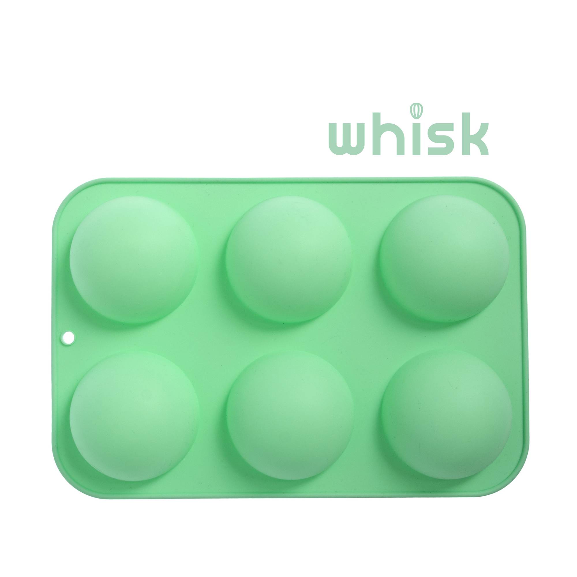 Whisk Sphere Silicone Candy Mould 6 Wells