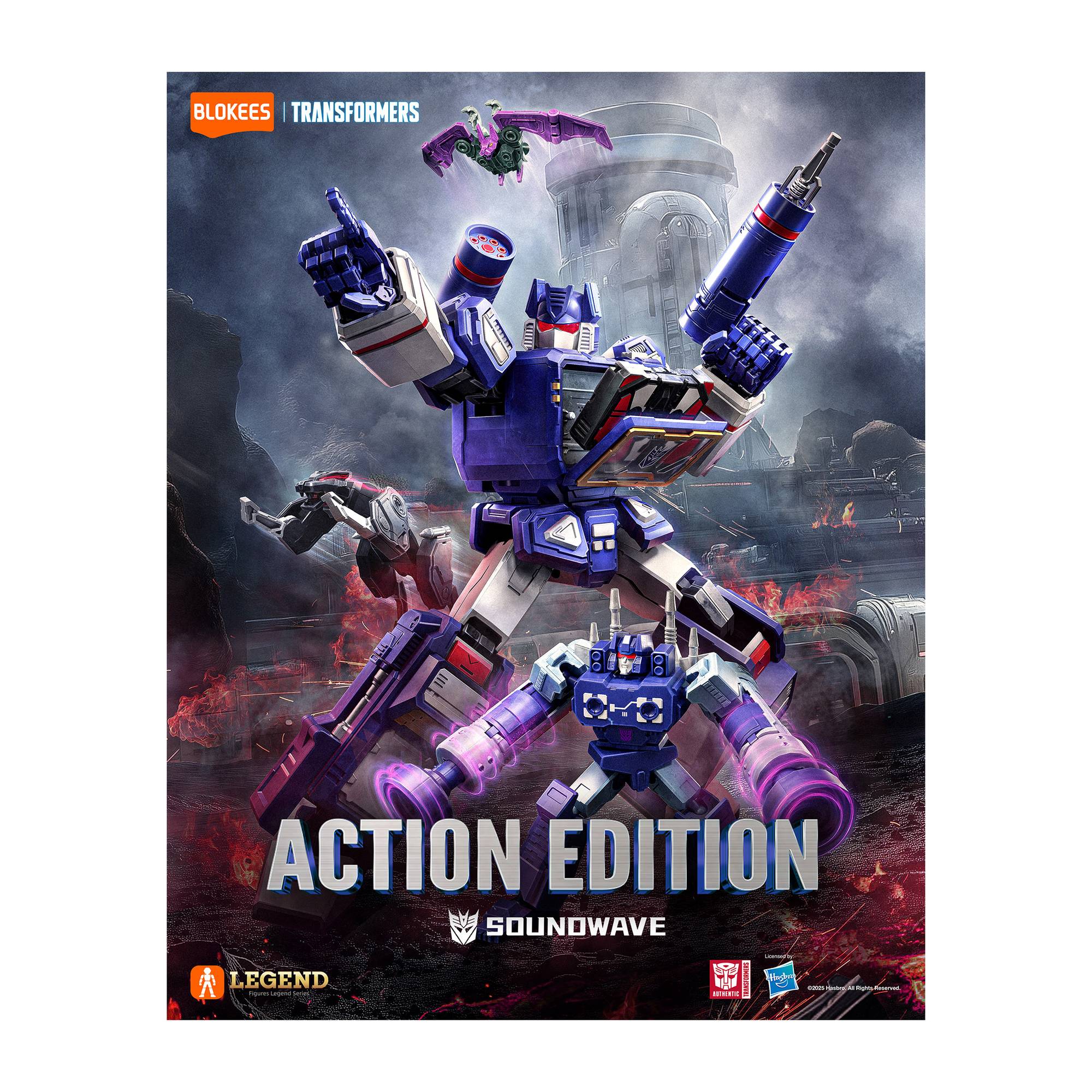 Blokees トランスフォーマー Soundwave サウンドウェーブ BLOKEES Figures Transformers Action Edition 03 Soundwave : Amazon
