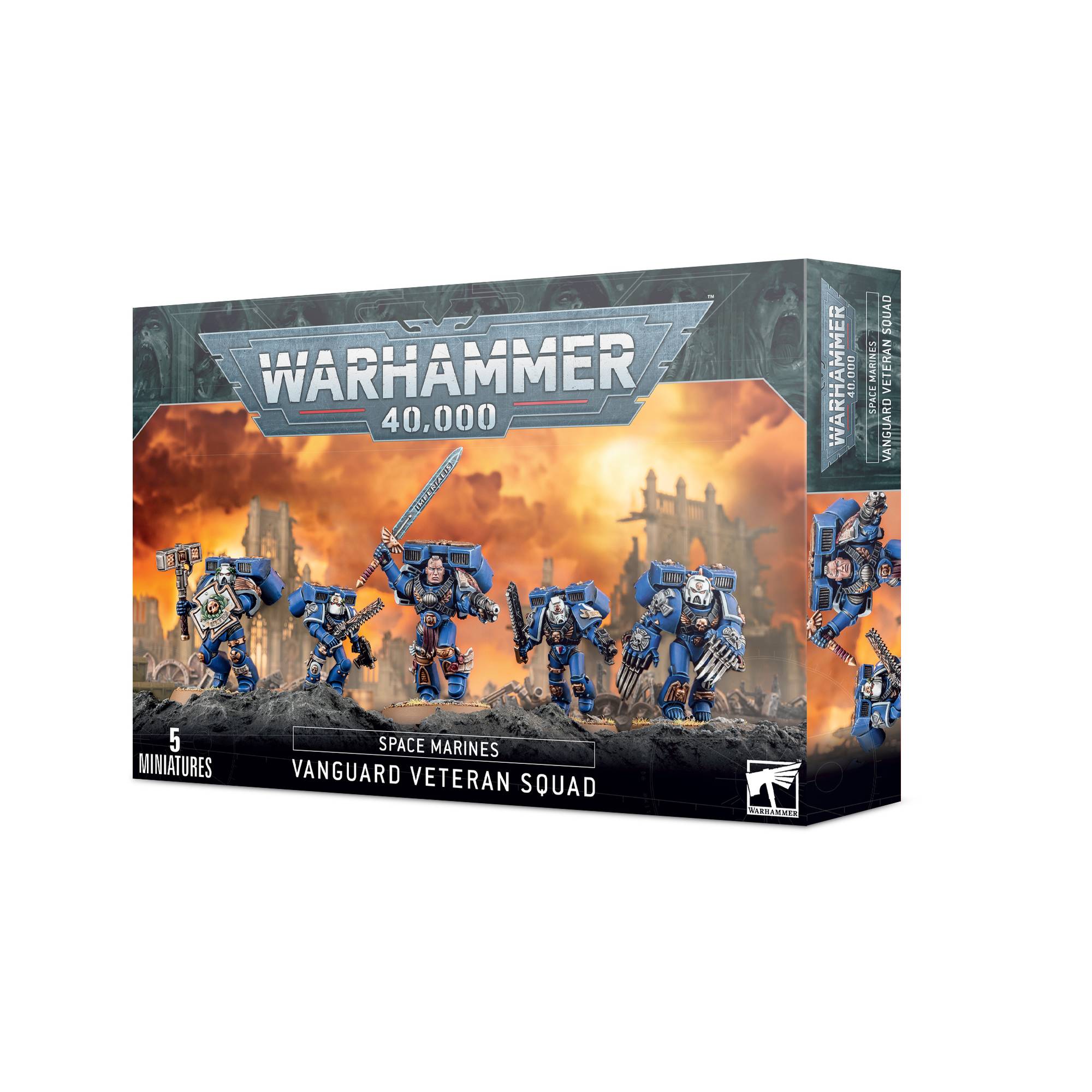 Space Marines Vanguard Veterans Metal Firstborn – Figurines Warhammer 40k NIB OOP
