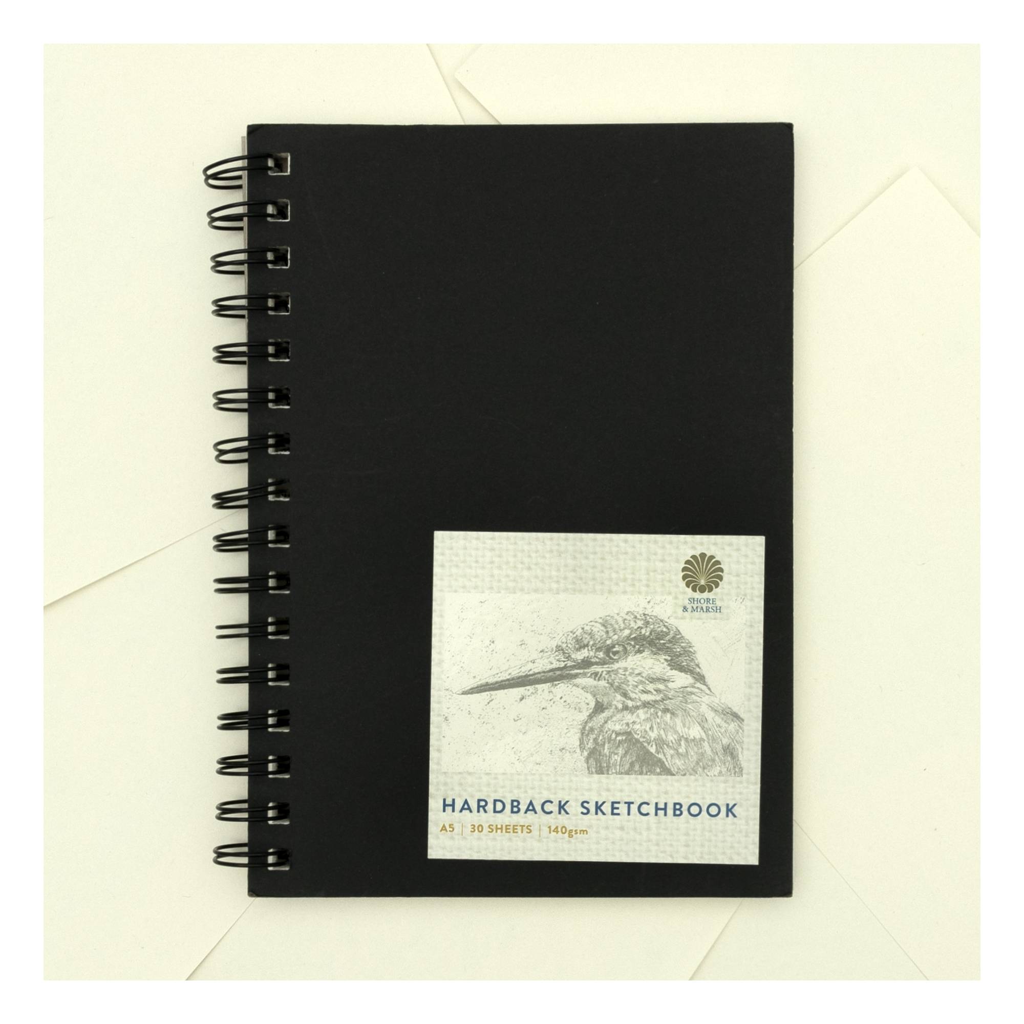 Shore & Marsh Portrait Hardback Sketchbook A5 30 Sheets Hobbycraft