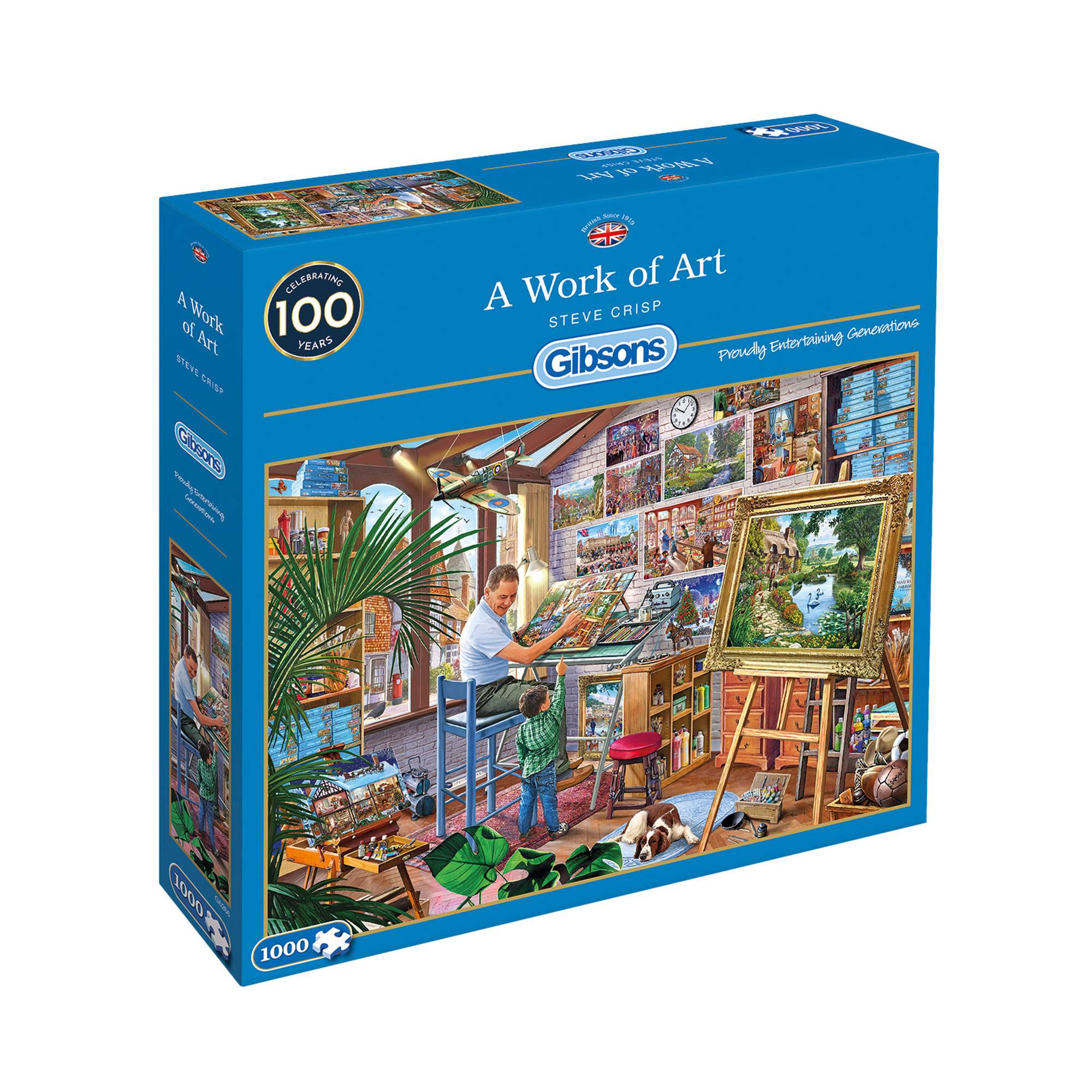 Gibsons A Work of Art Jigsaw Puzzle 1000 Pieces Hobbycraft