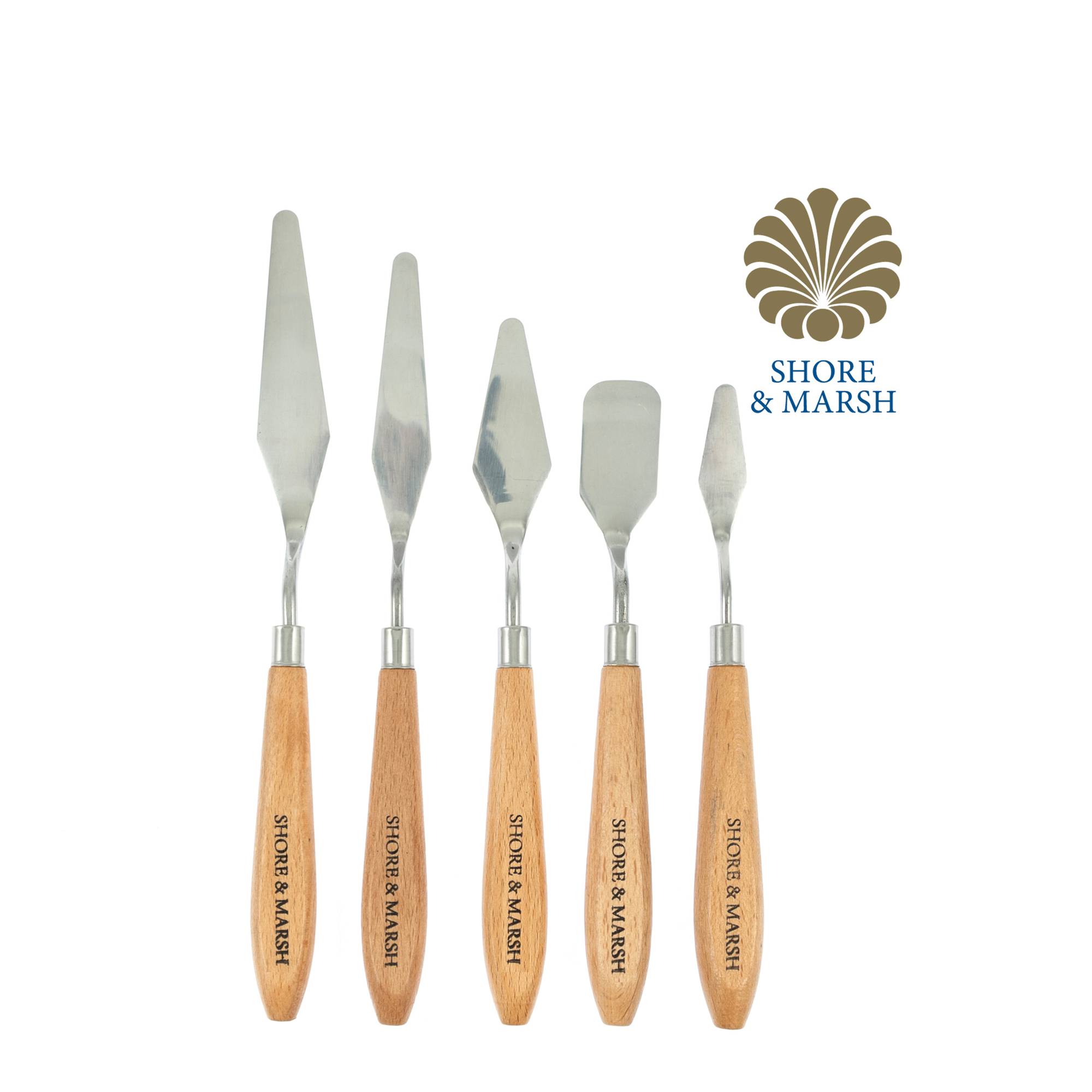 Shore & Marsh Palette Knife Set 5 Pack Hobbycraft