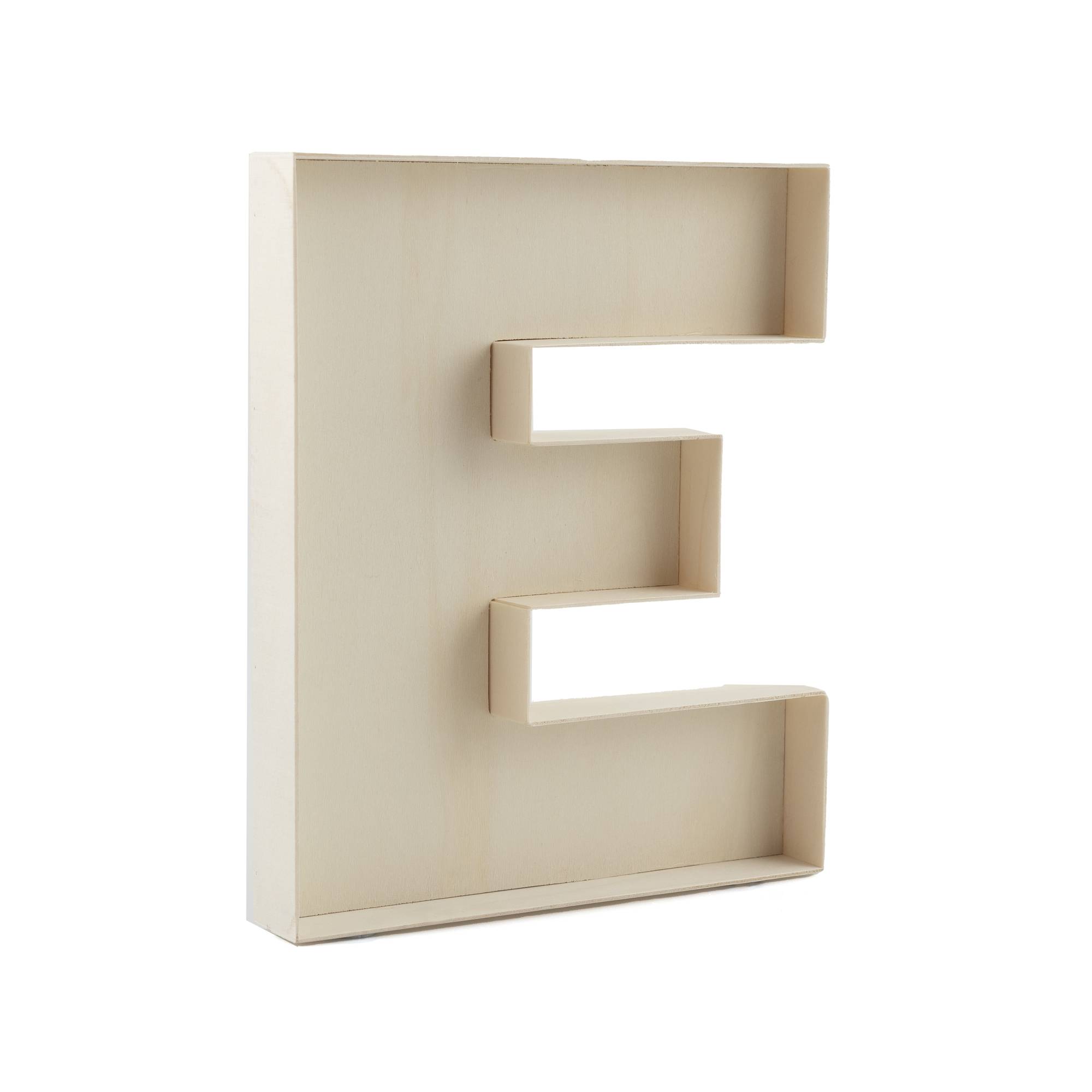 Buy Wooden Fillable Letter E 22cm for GBP 5.00 | Hobbycraft UK