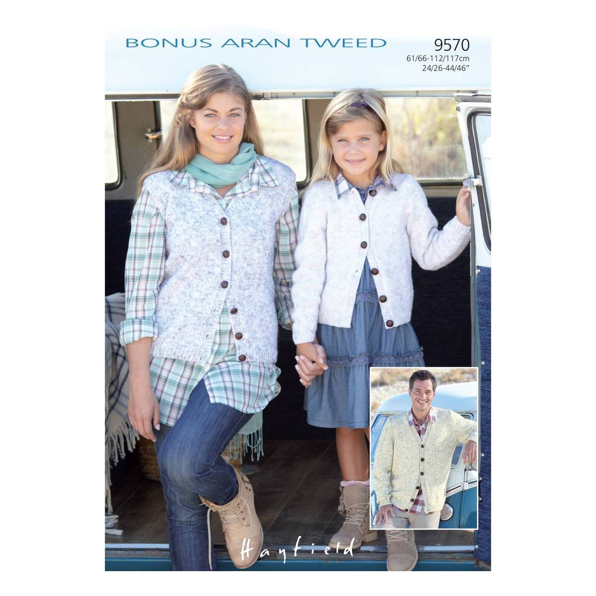 FREE PATTERN Hayfield Bonus Aran Cardi 