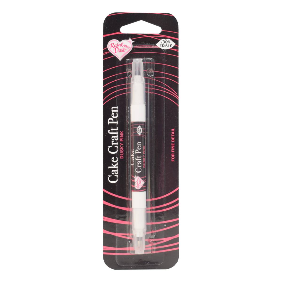 Rainbow Dust Dusky Pink DoubleEnded Edible Food Pen Hobbycraft