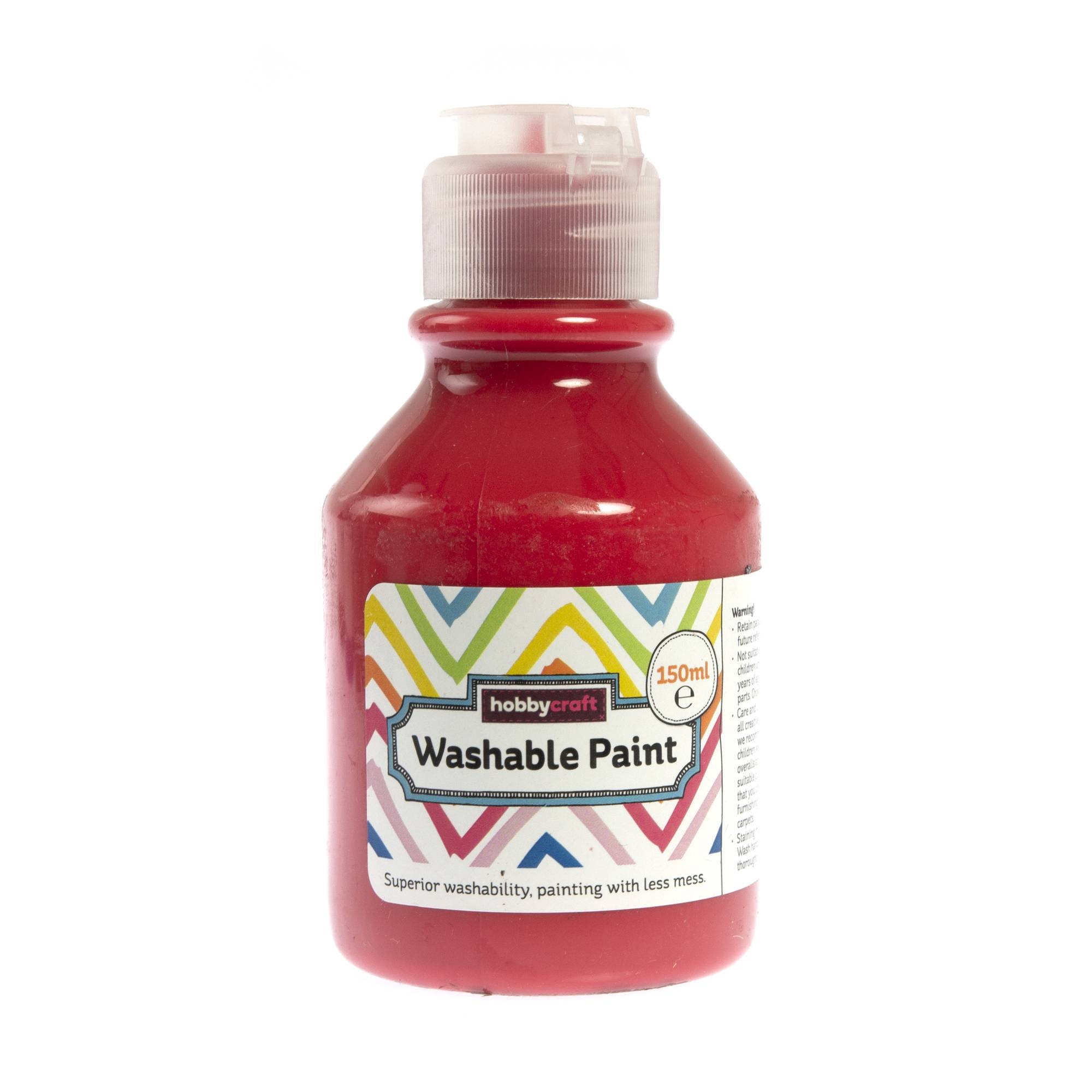 Red Washable Paint 150ml Hobbycraft