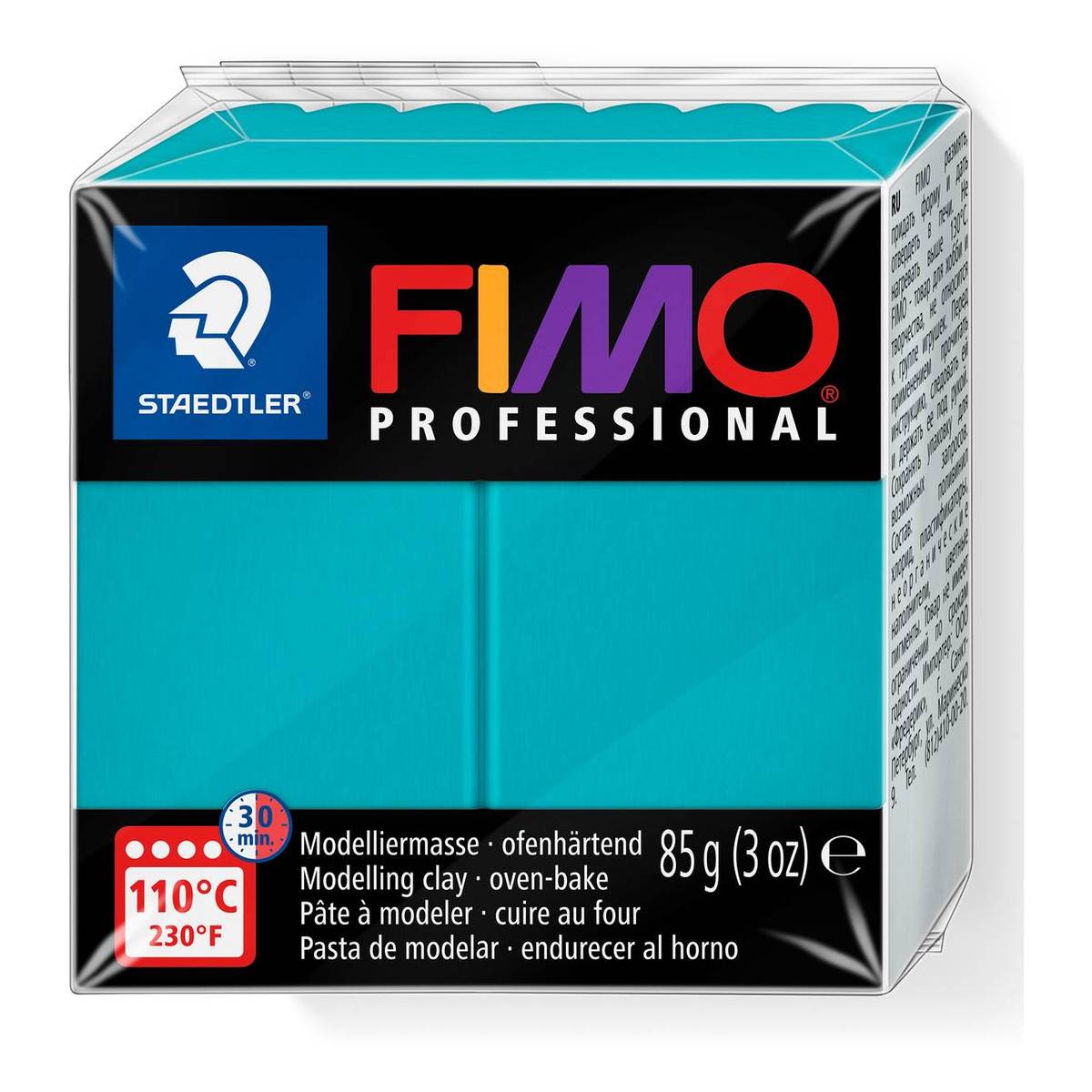 Fimo Professional Turquoise Modelling Clay 85g Hobbycraft