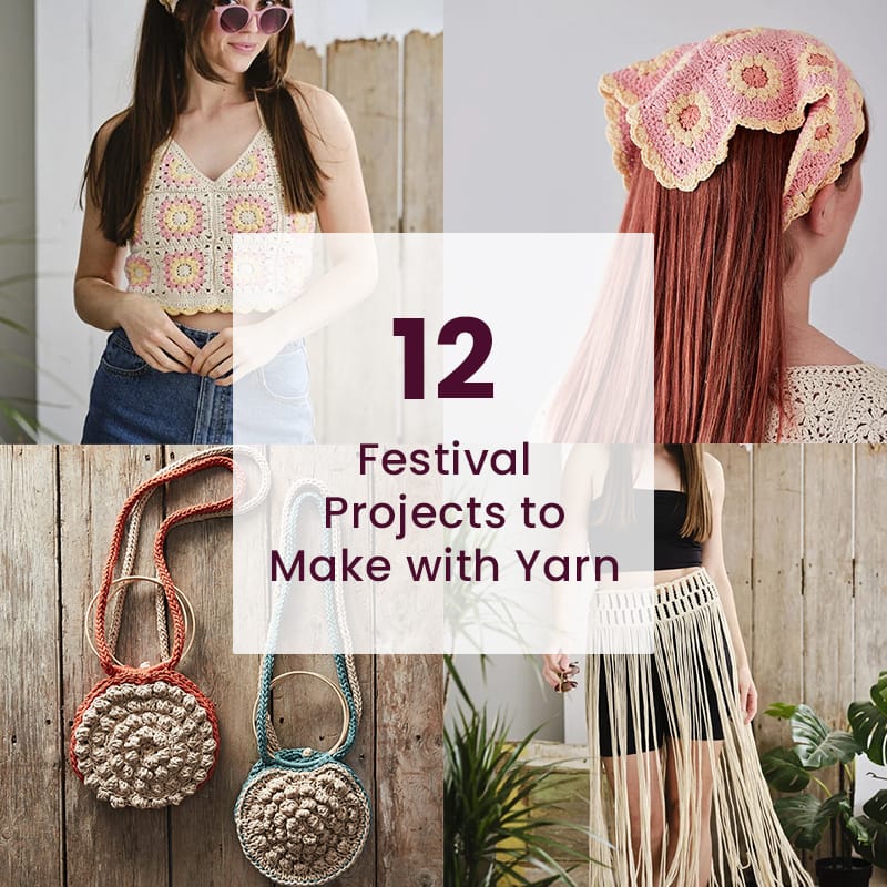 Craft Rave 12 Festival Projects to Make with Yarn | Hobbycraft