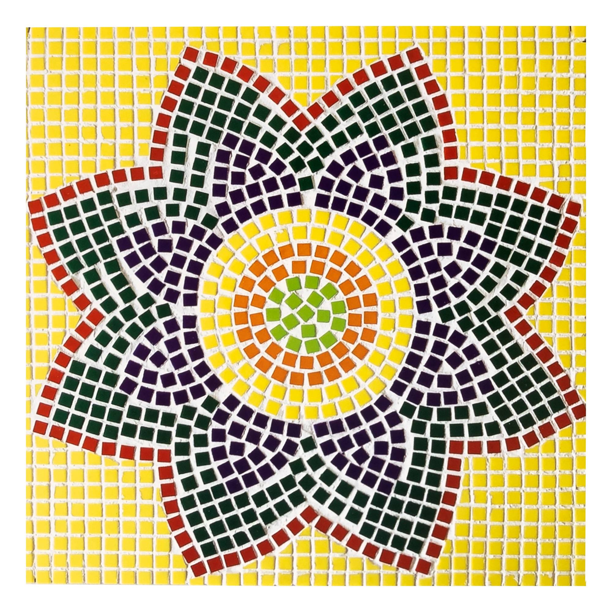 Large Primary Mandala Mosaic Kit 20cm