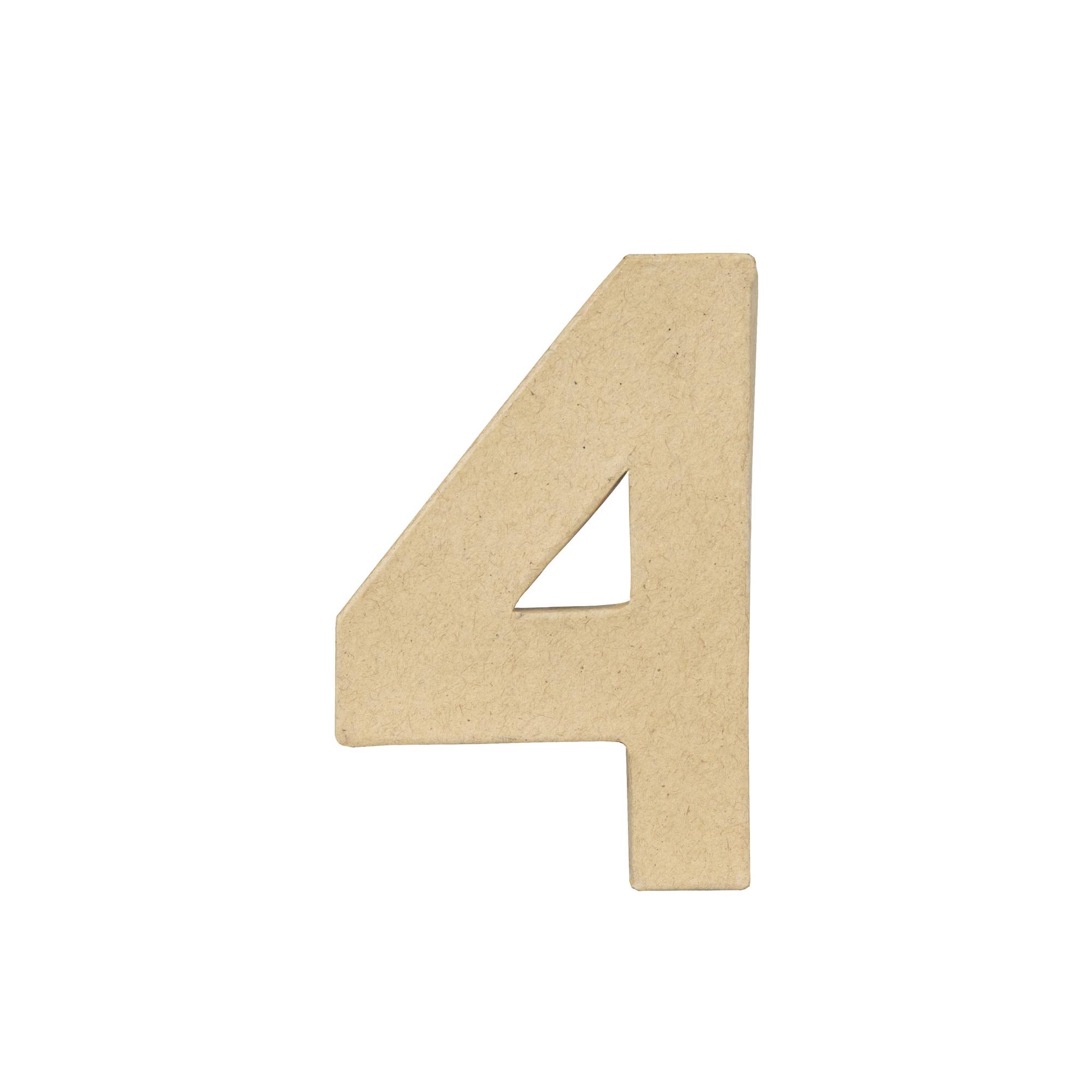 mini-mache-number-4-10cm-hobbycraft
