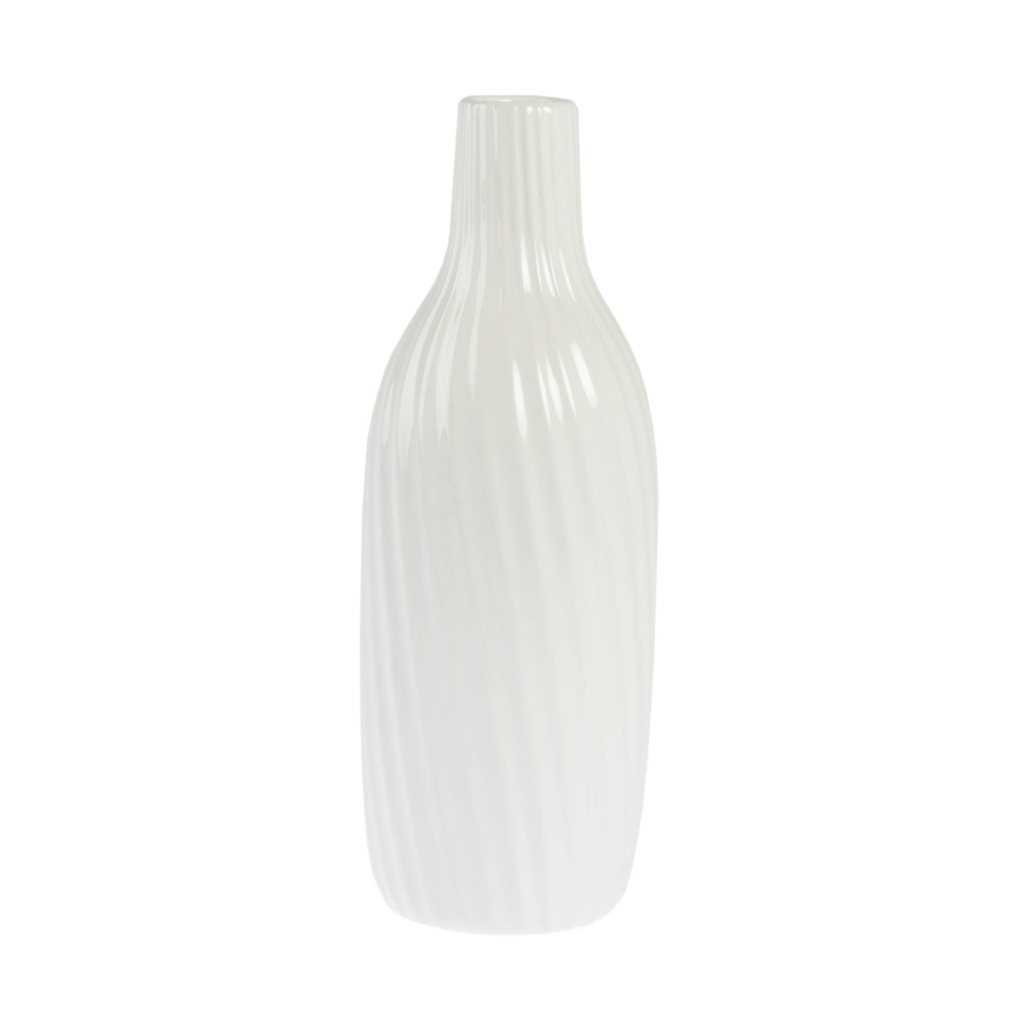 Ceramic Tall Wavy Vase 24cm Hobbycraft