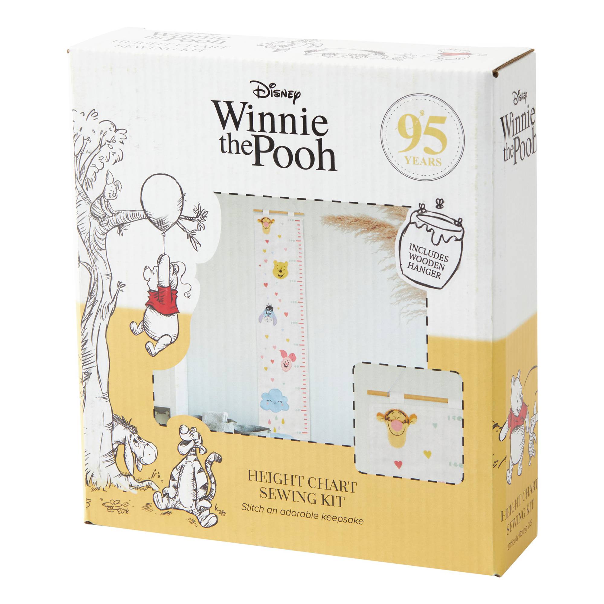 Disney Winnie the Pooh Height Chart Sewing Kit Hobbycraft