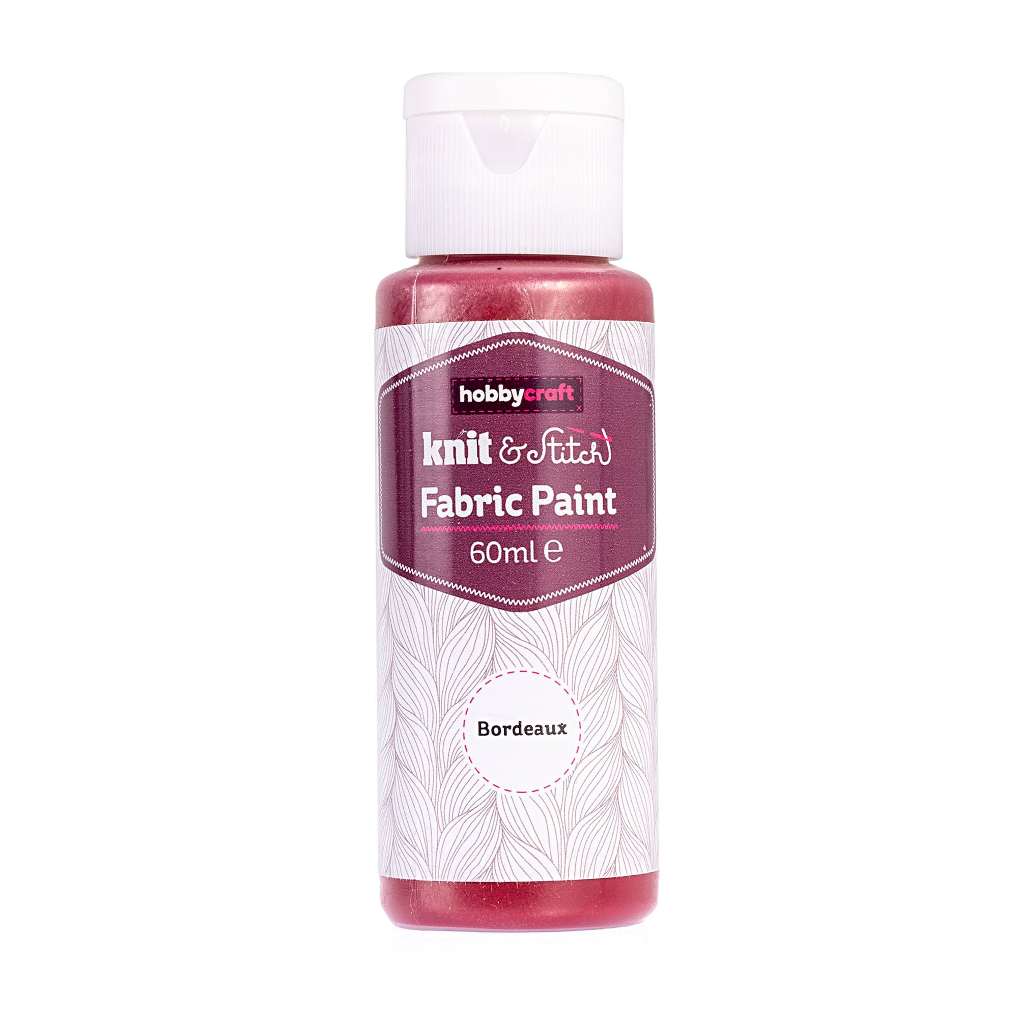 Bordeaux Fabric Paint 60ml Hobbycraft
