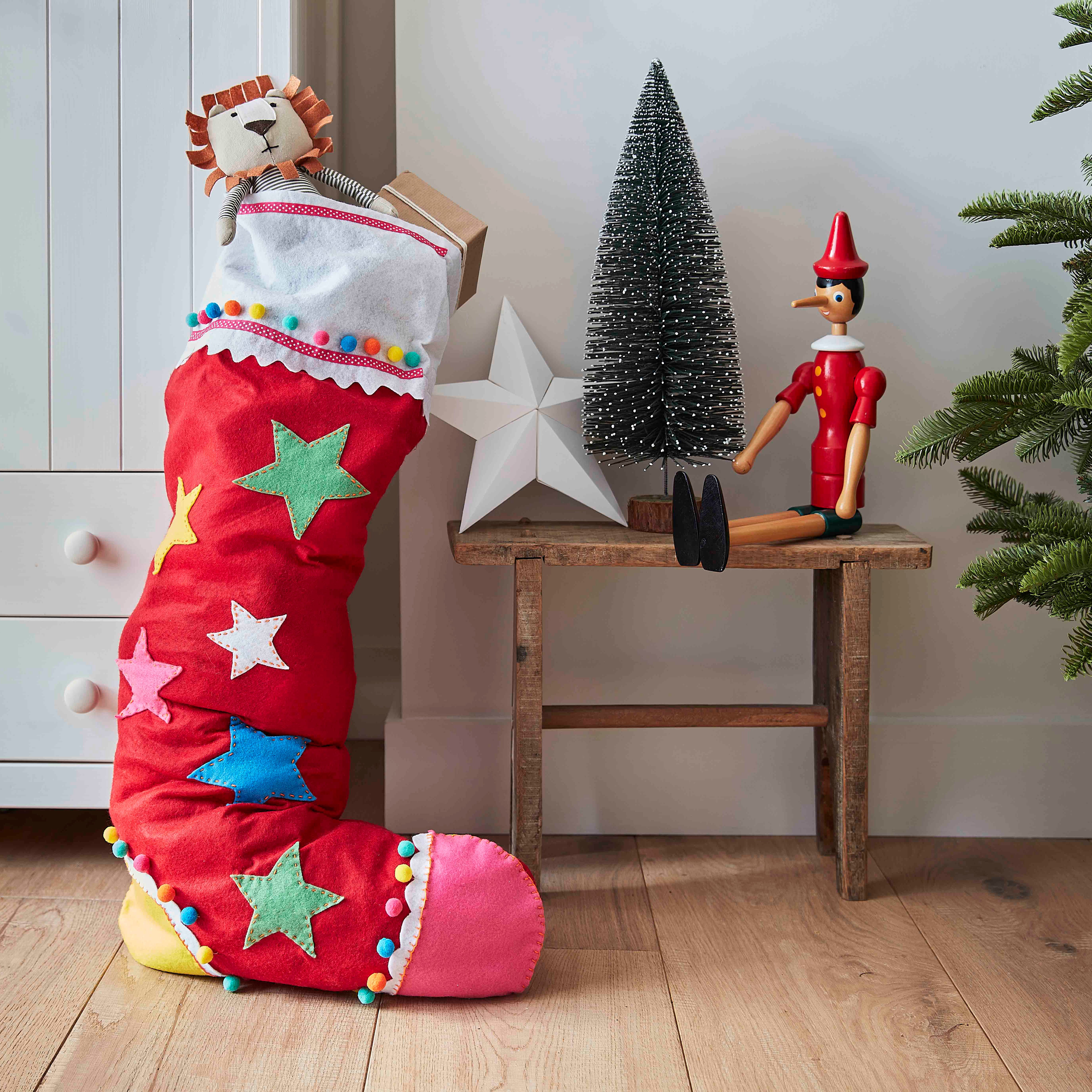 Felt Christmas Stocking Craft for School Aged Kids