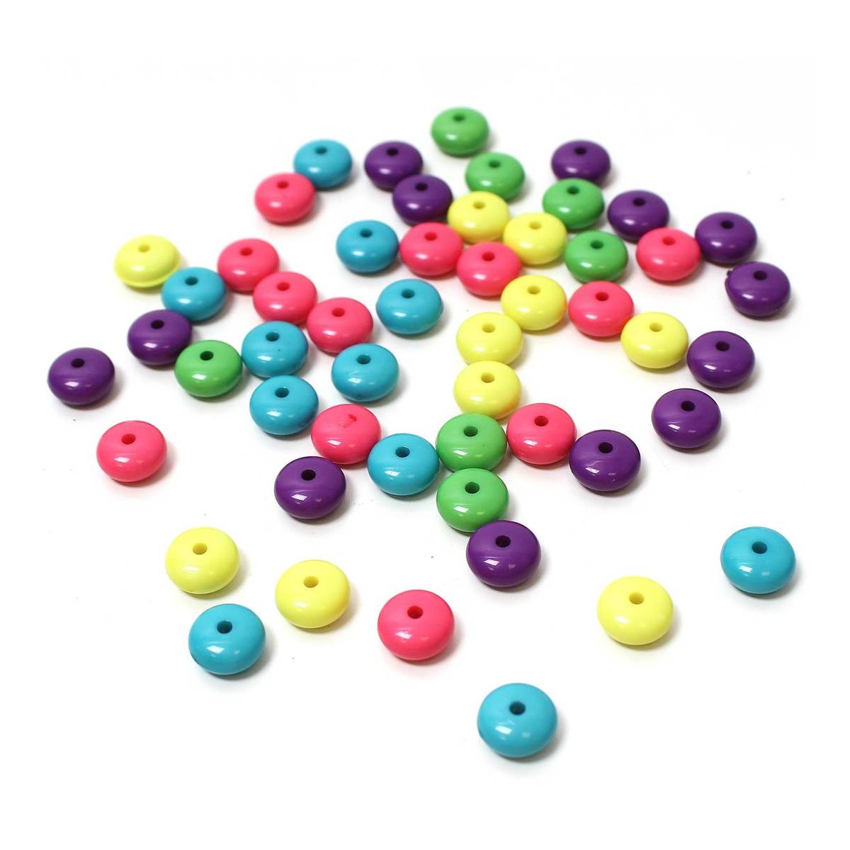 Opaque Rainbow Beads 5 Pack Hobbycraft