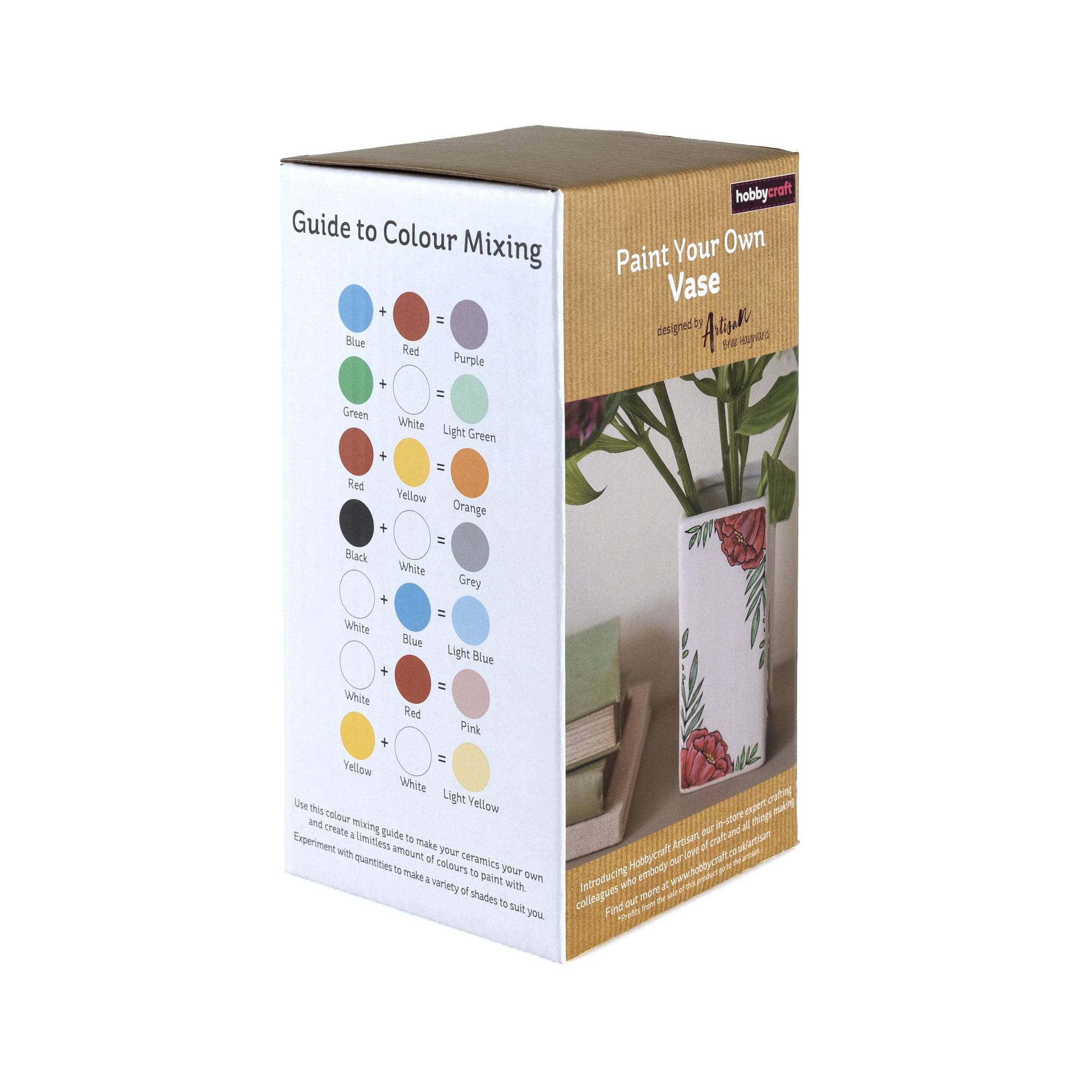 Artisan Paint Your Own Flower Vase Set Hobbycraft