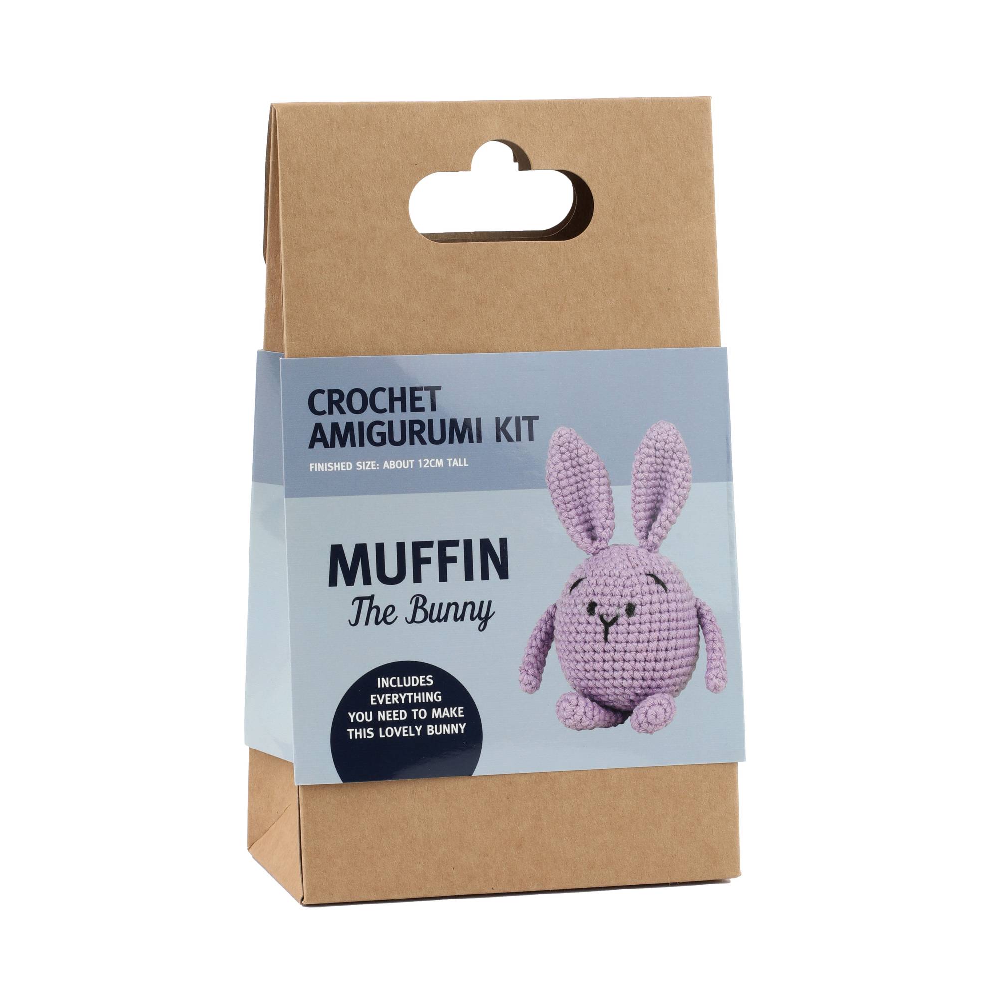 Muffin the Bunny Mini Crochet Amigurumi Kit Hobbycraft