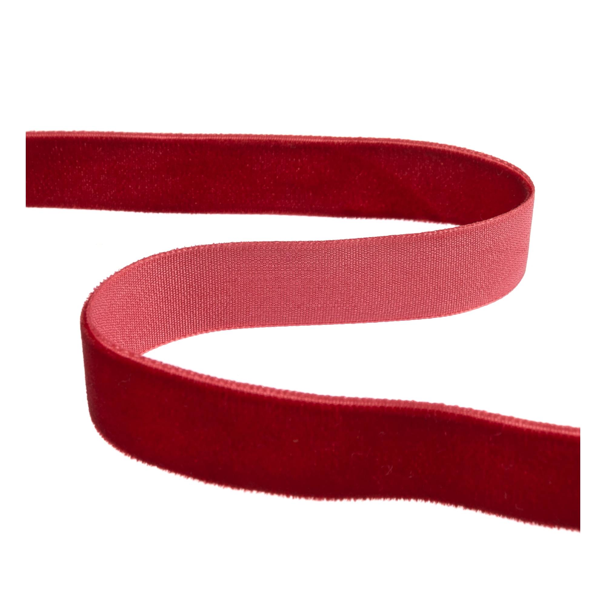 Dark Red Velvet Ribbon 15mm x 5m Hobbycraft