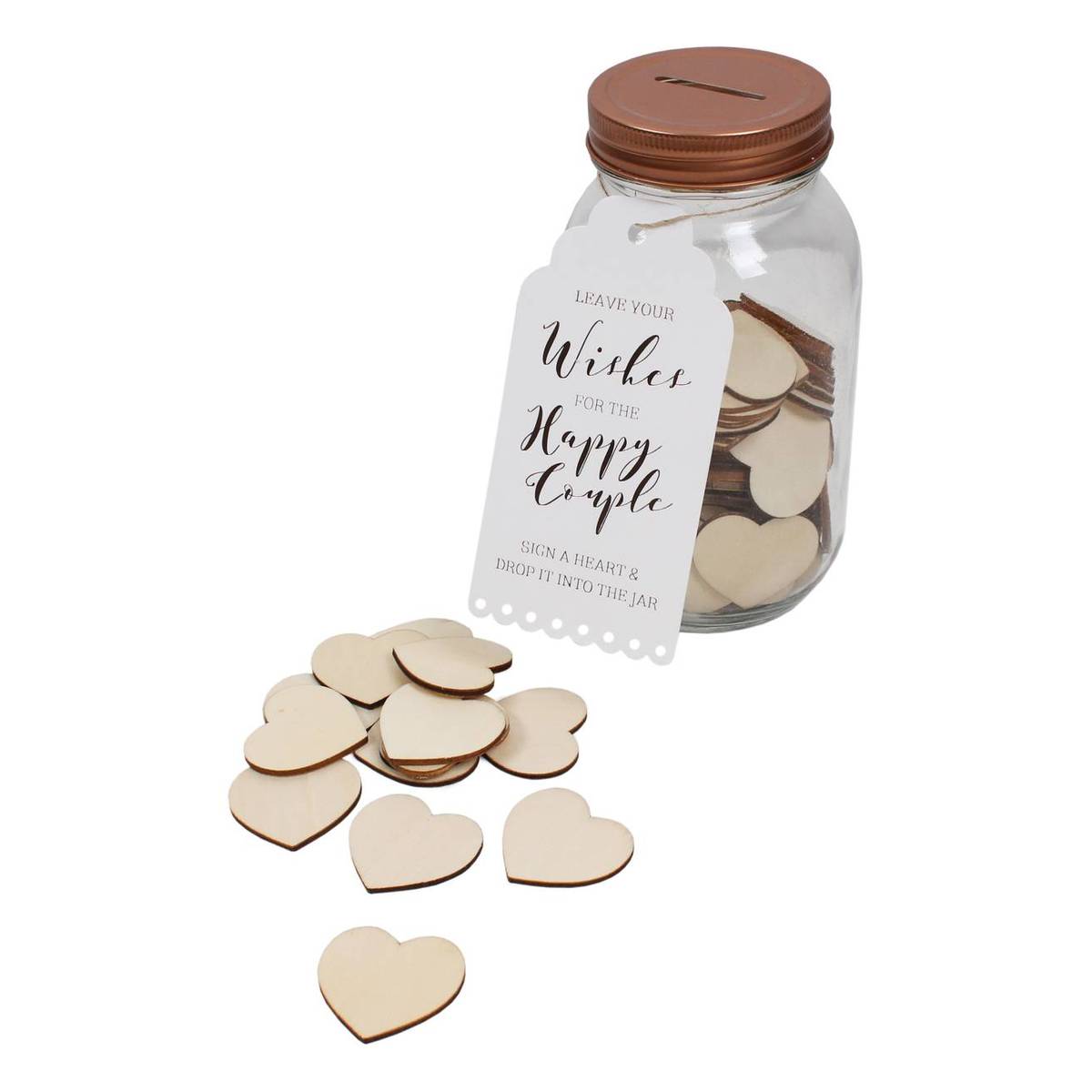 Ginger Ray Wishing Jar Guest Book Hobbycraft