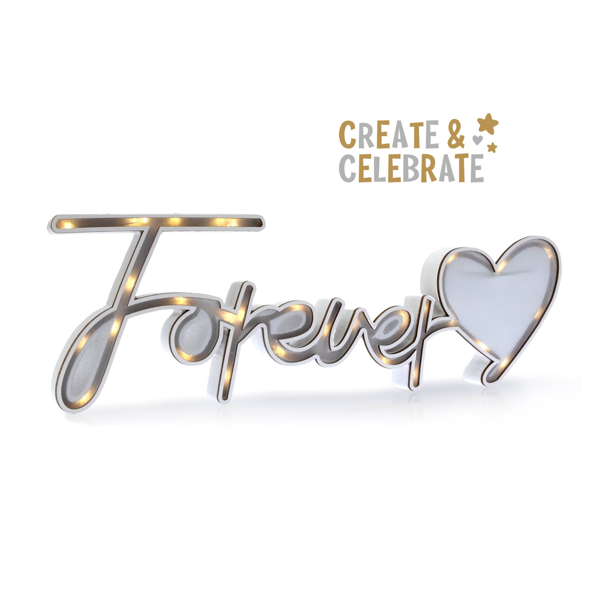 Create & Craft Light-Up Forever Sign | Hobbycraft