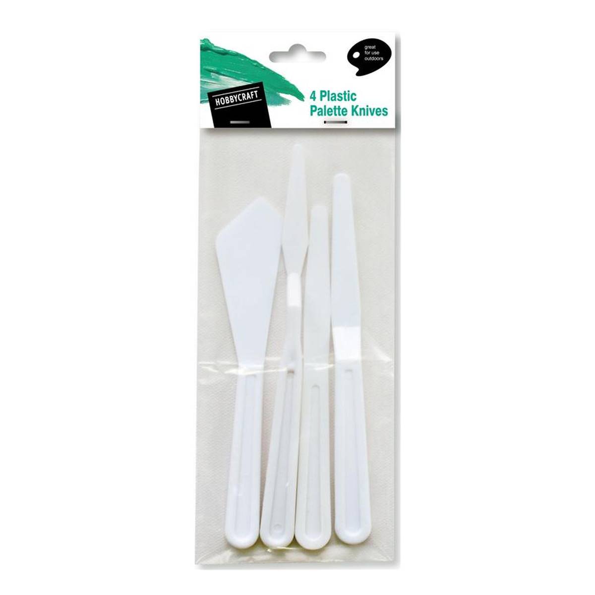Plastic Palette Knives 4 Pack Hobbycraft