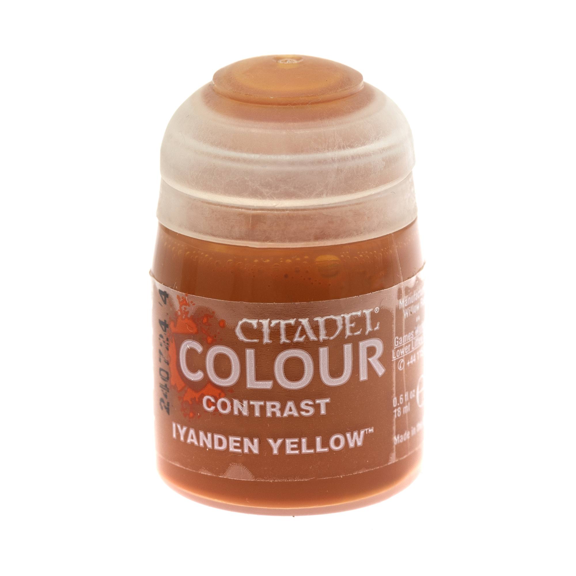 Peinture Citadel Colour Iyanden Yellow (contrast) - 18ml, Pot 29-10 - Neuf