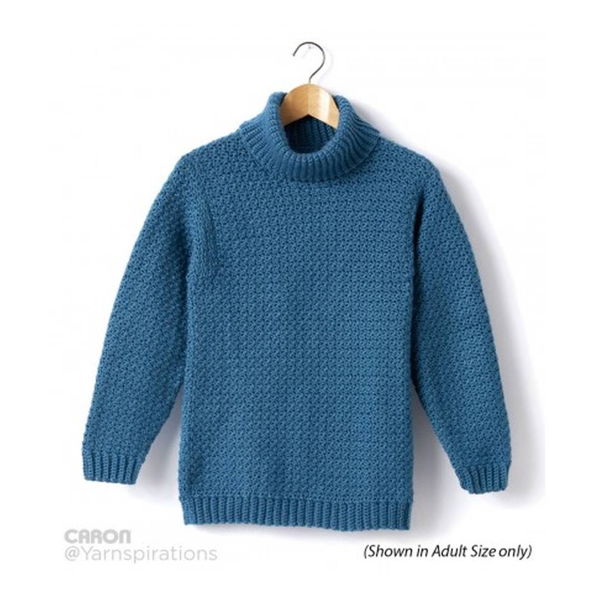 Crochet Turtleneck Pullover | Hobbycraft