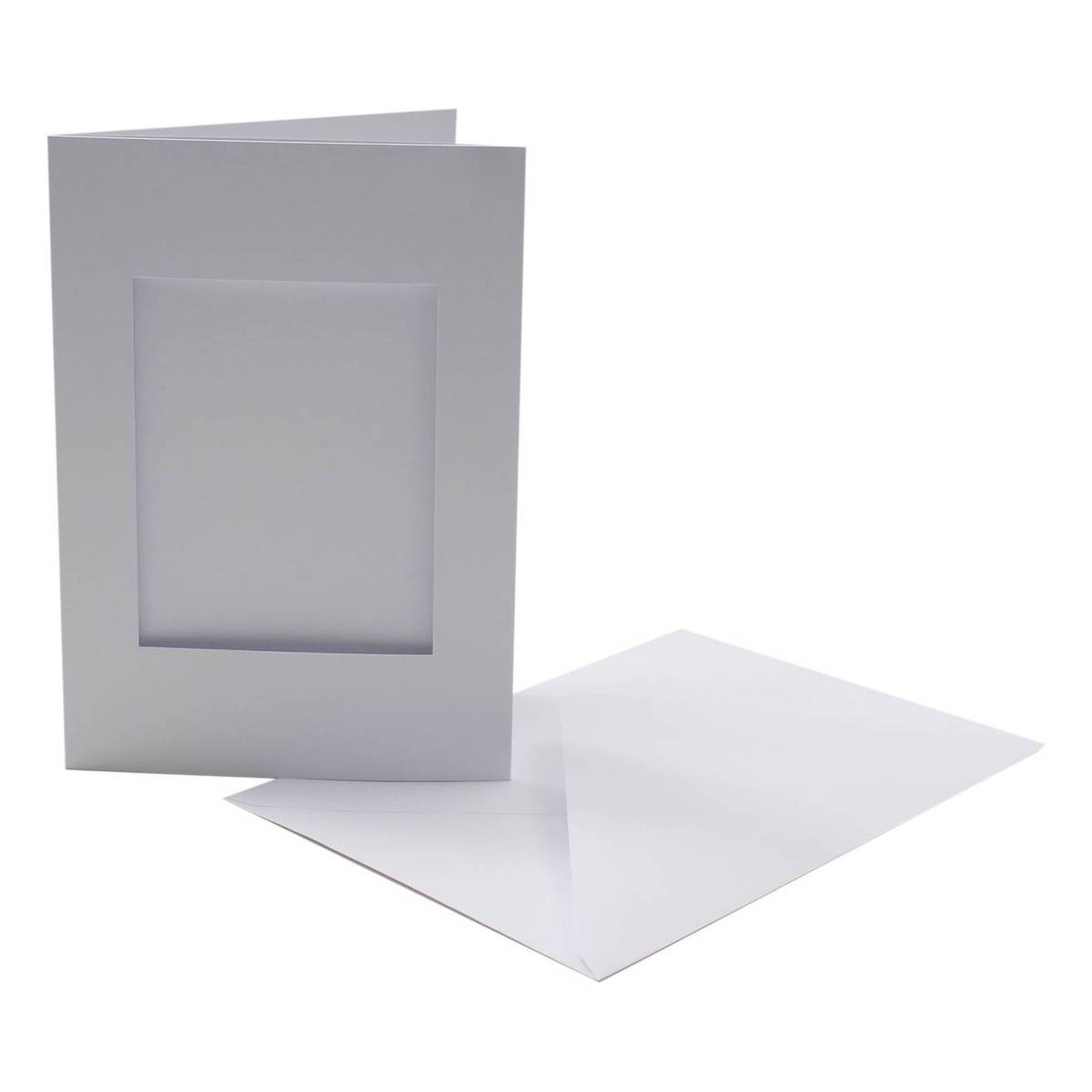 Embossed window cards with envelopes 10 pieces 