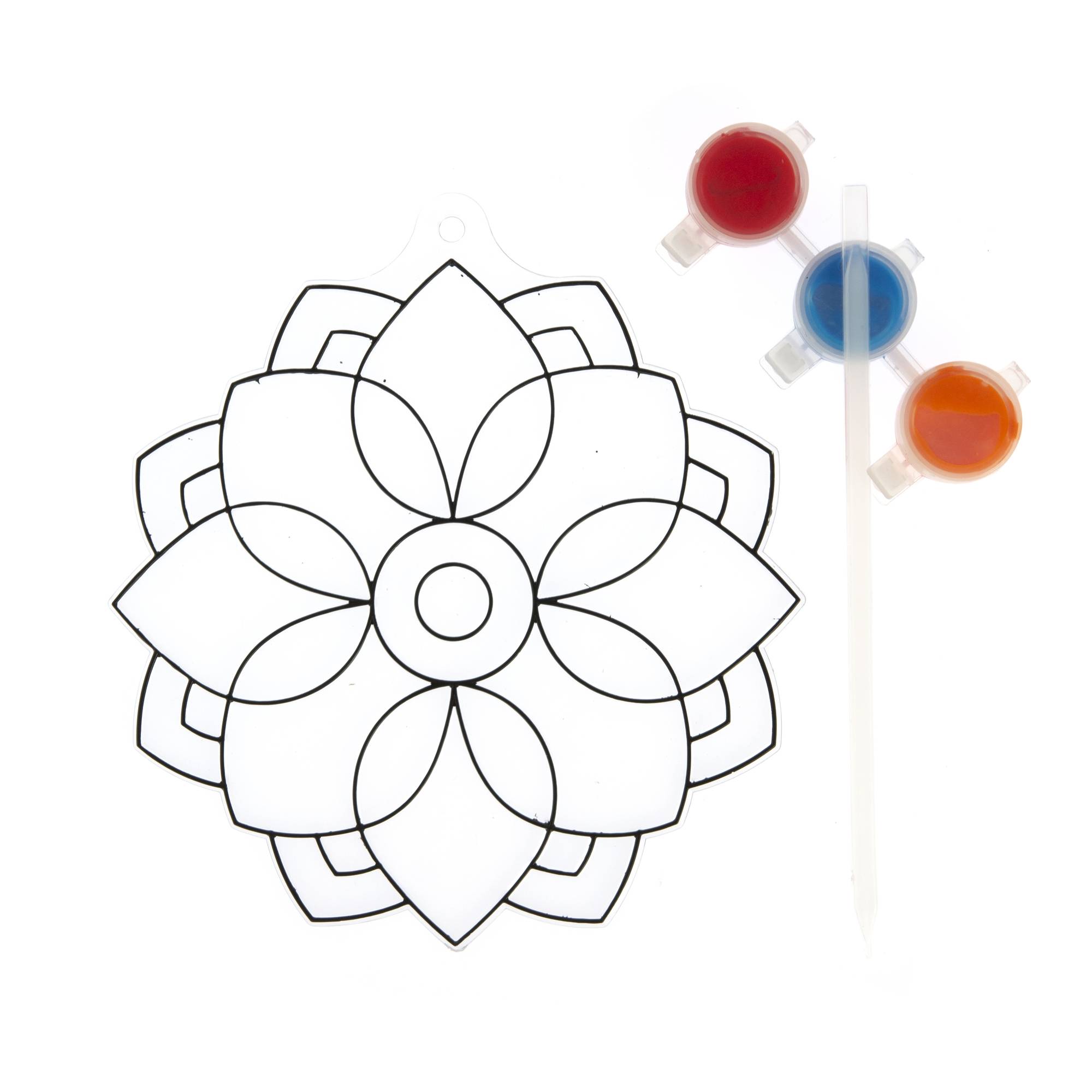 Flower Mandala Suncatcher Kit Hobbycraft