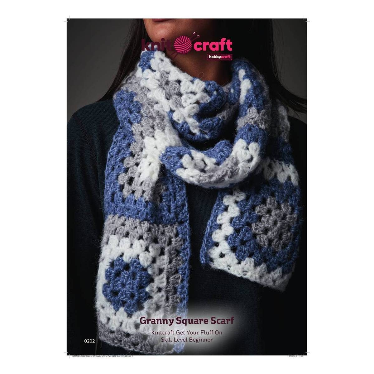 square pattern scarf