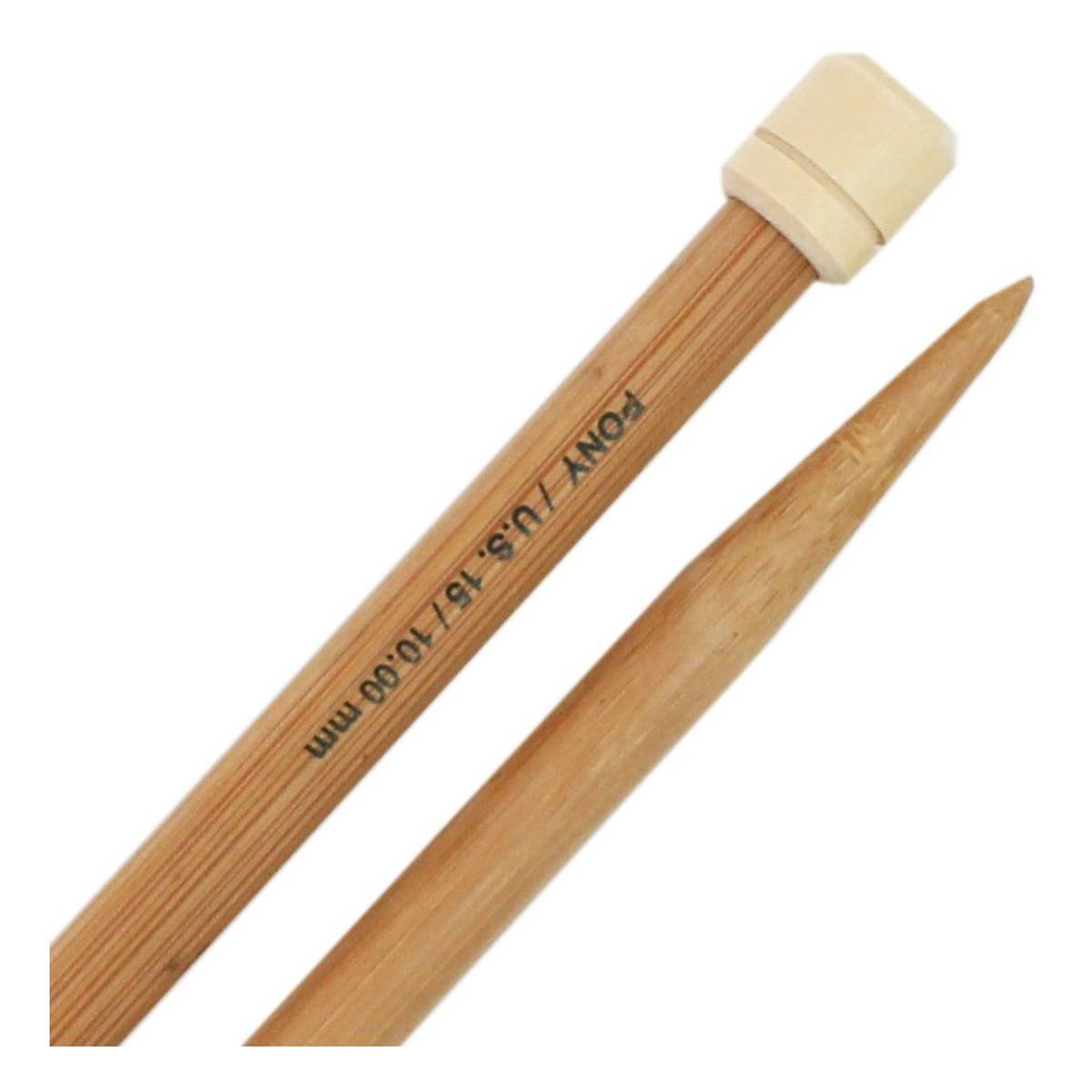Pony Bamboo Needles 33cm 10.00mm Hobbycraft
