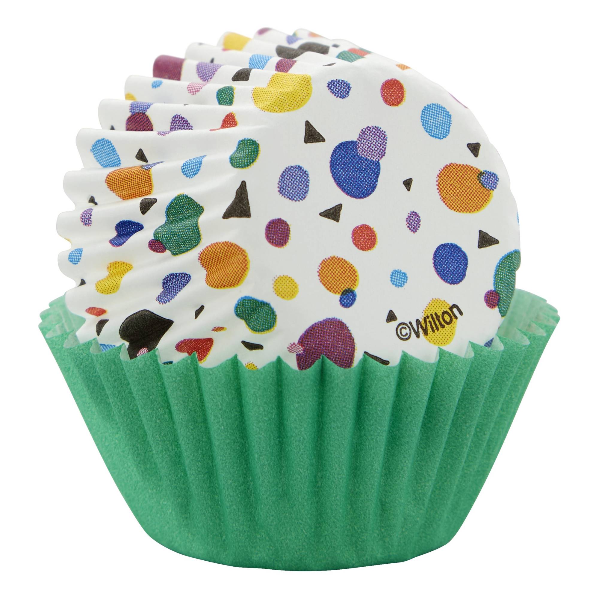 Wilton Triangle and Dot Mini Muffin Cases 100 Pack Hobbycraft