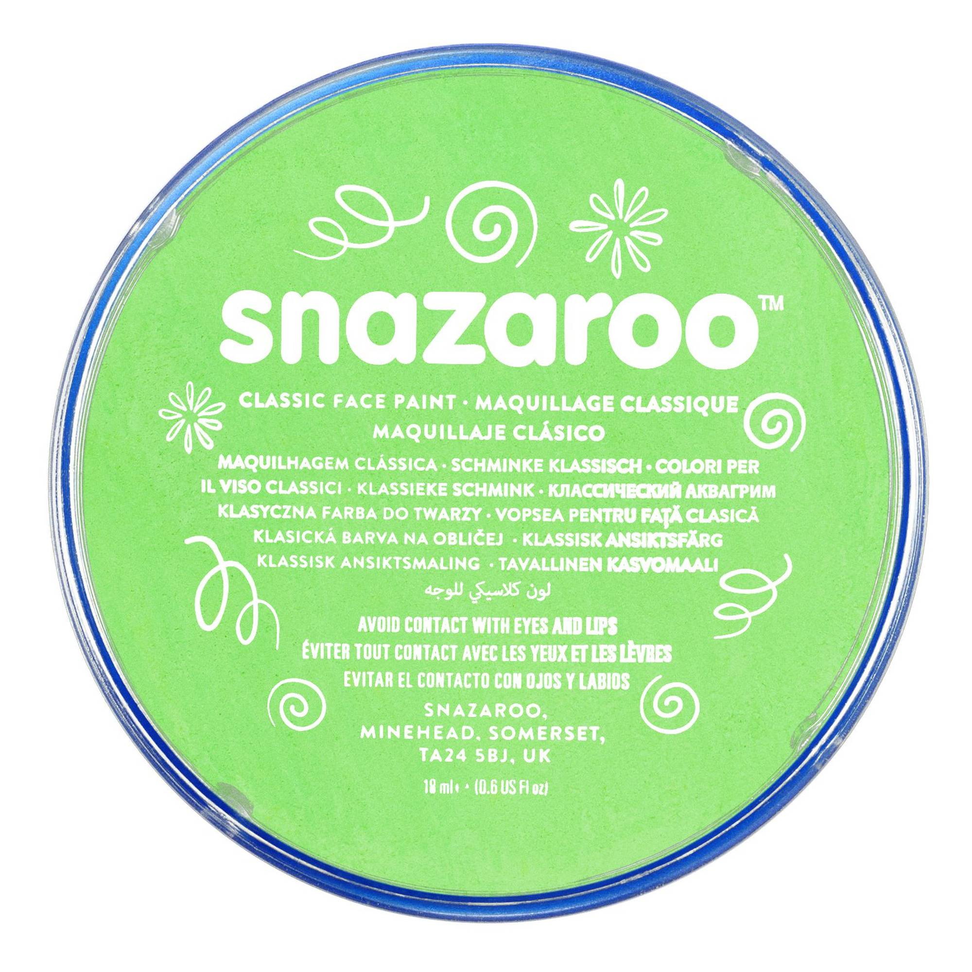 Snazaroo Face Paint - Black 111 (0.6 oz/18 ml)