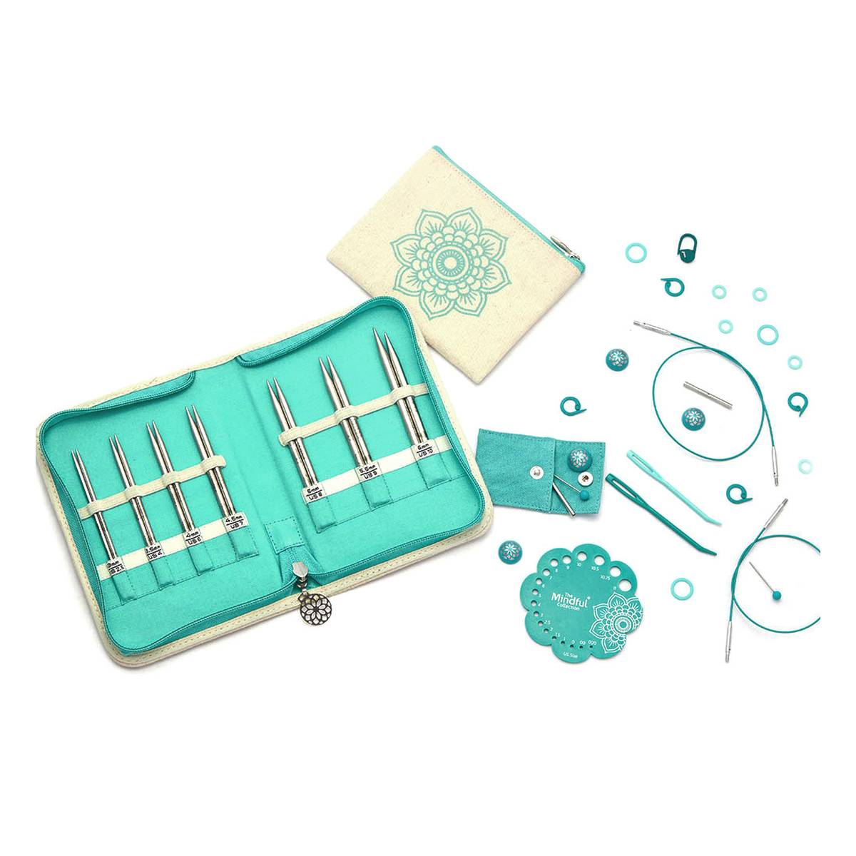 KnitPro Mindful Kindness Interchangeable Needle Set 7 Pack Hobbycraft